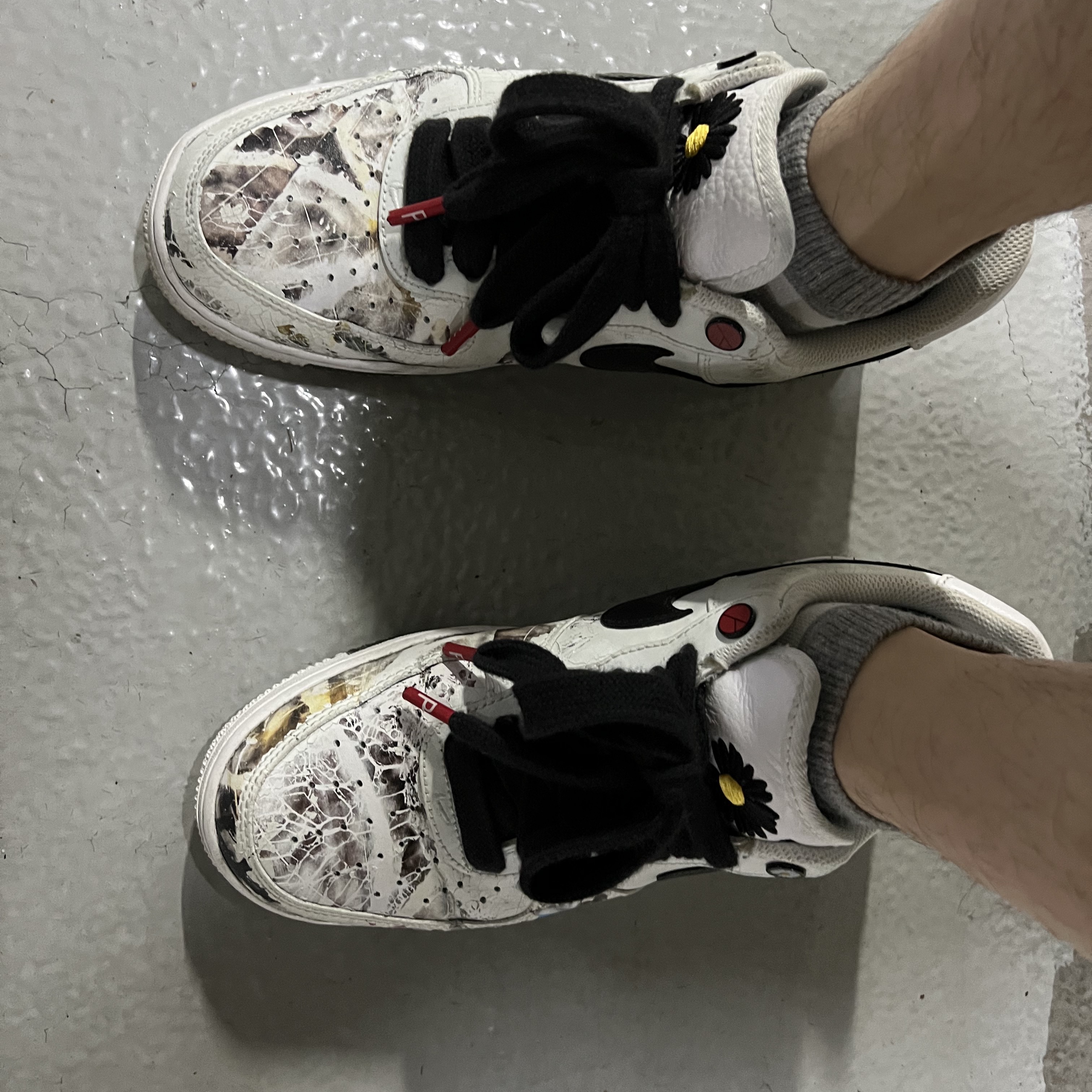 Nike x Peaceminusone Air Force 1 Low Para-Noise 2.0 착용 스타일