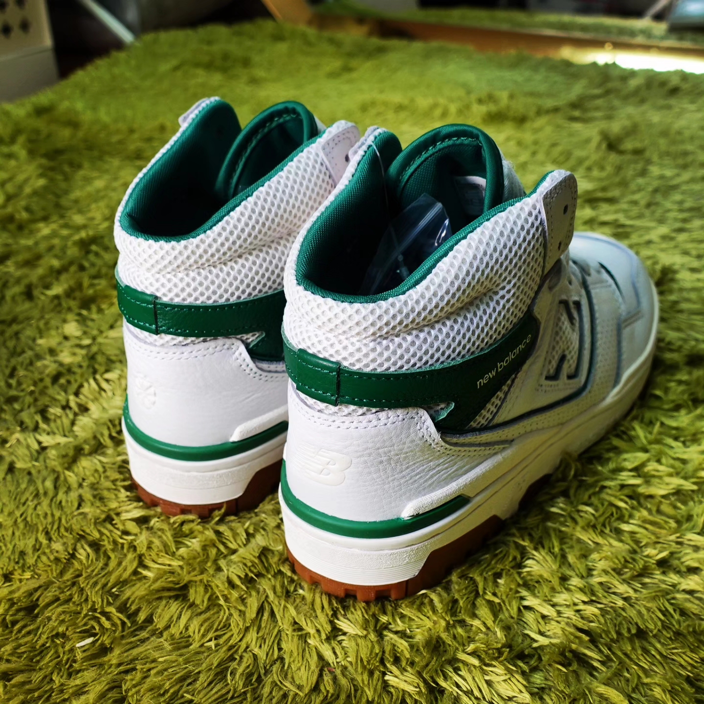 New Balance x Aime Leon Dore 650R White Green 착용 스타일 - 3