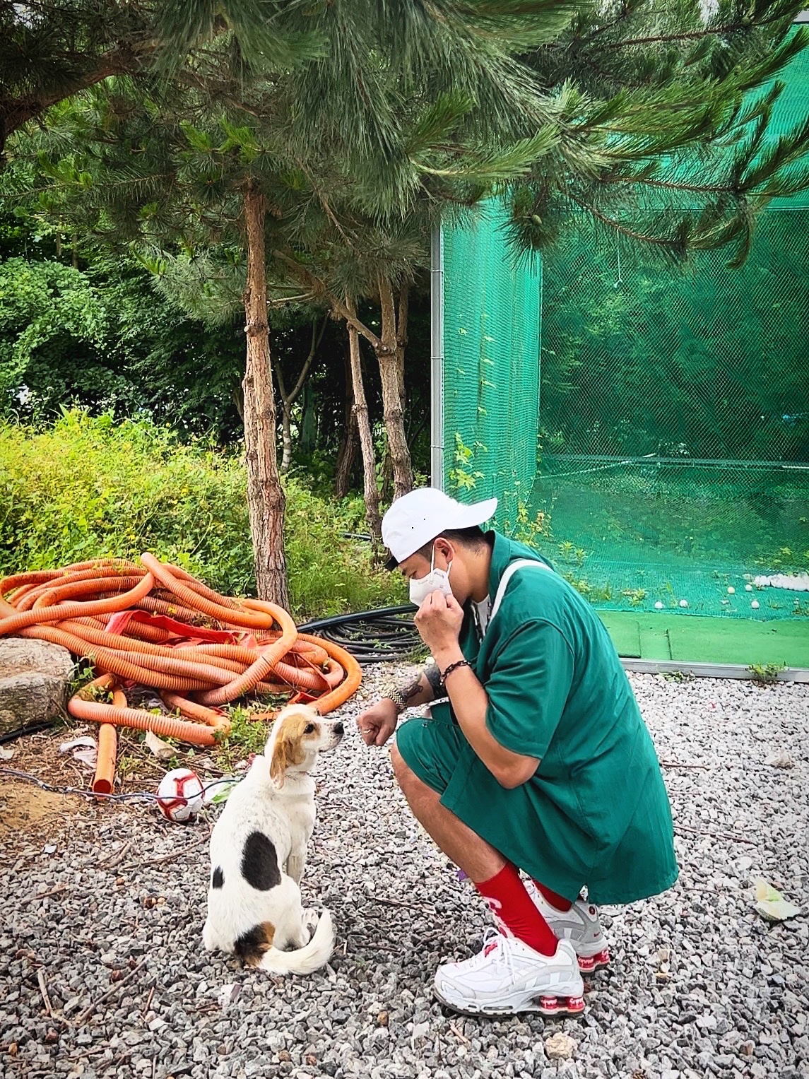 Supreme Mirror Camp Cap White - 21FW, Supreme Chicago Box Logo T-Shirt White - 22FW ์ฐฉ์ฉ ์คํ์ผ - 1