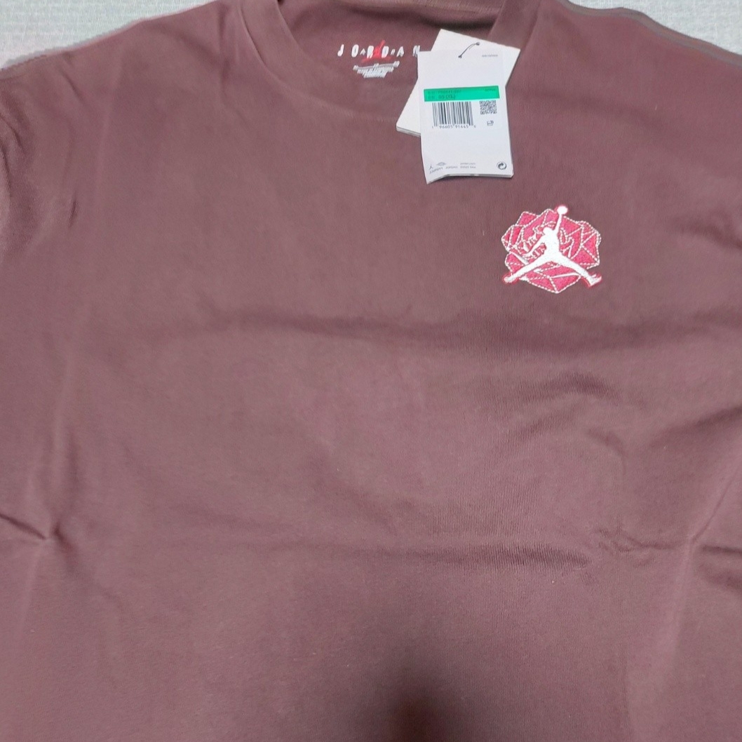 (W) Jordan x Teyana Taylor Vintage T-Shirt Earth - Asia 착용 스타일 - 1