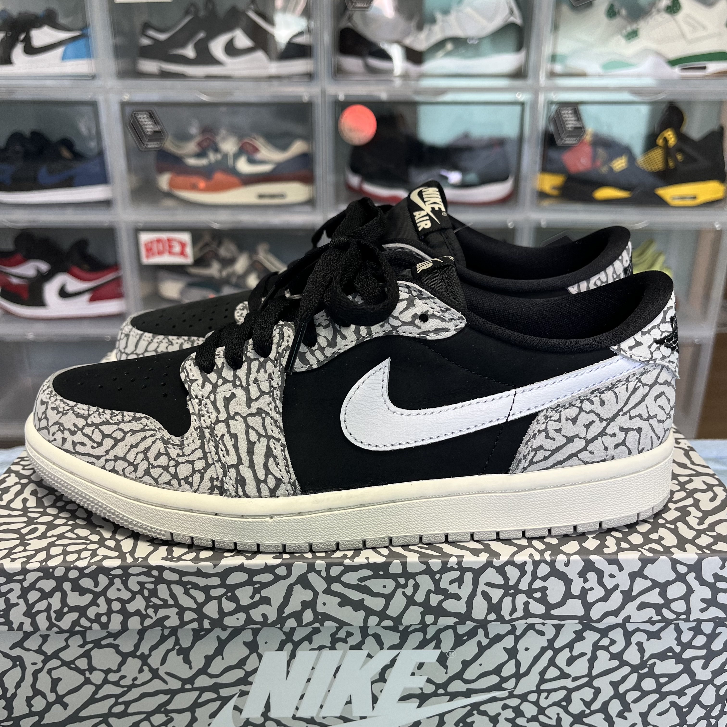 Jordan 1 Retro Low OG Black Cement 착용 스타일 - 2