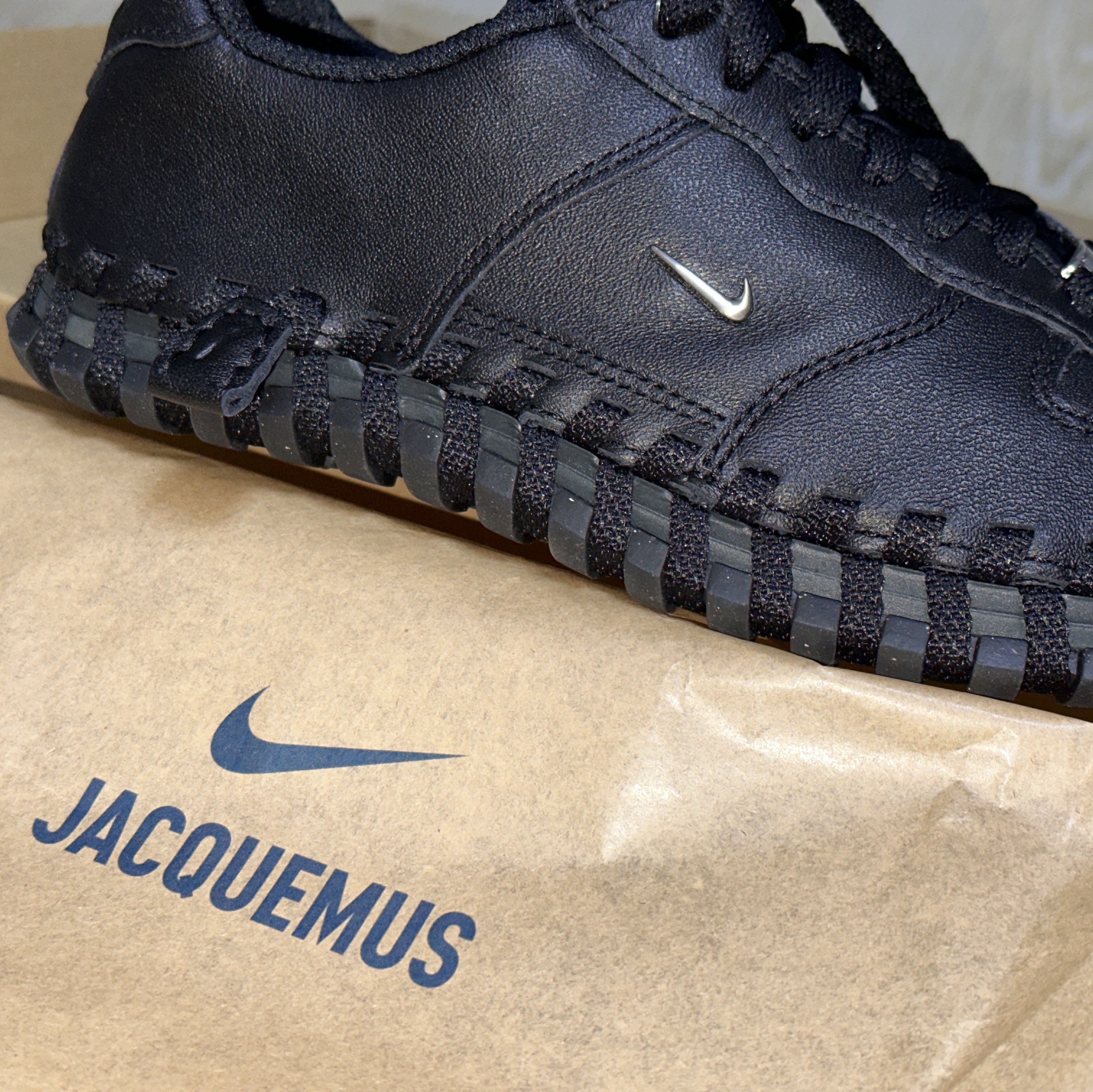 Nike x Jacquemus J Force 1 Low LX SP Black 착용 스타일