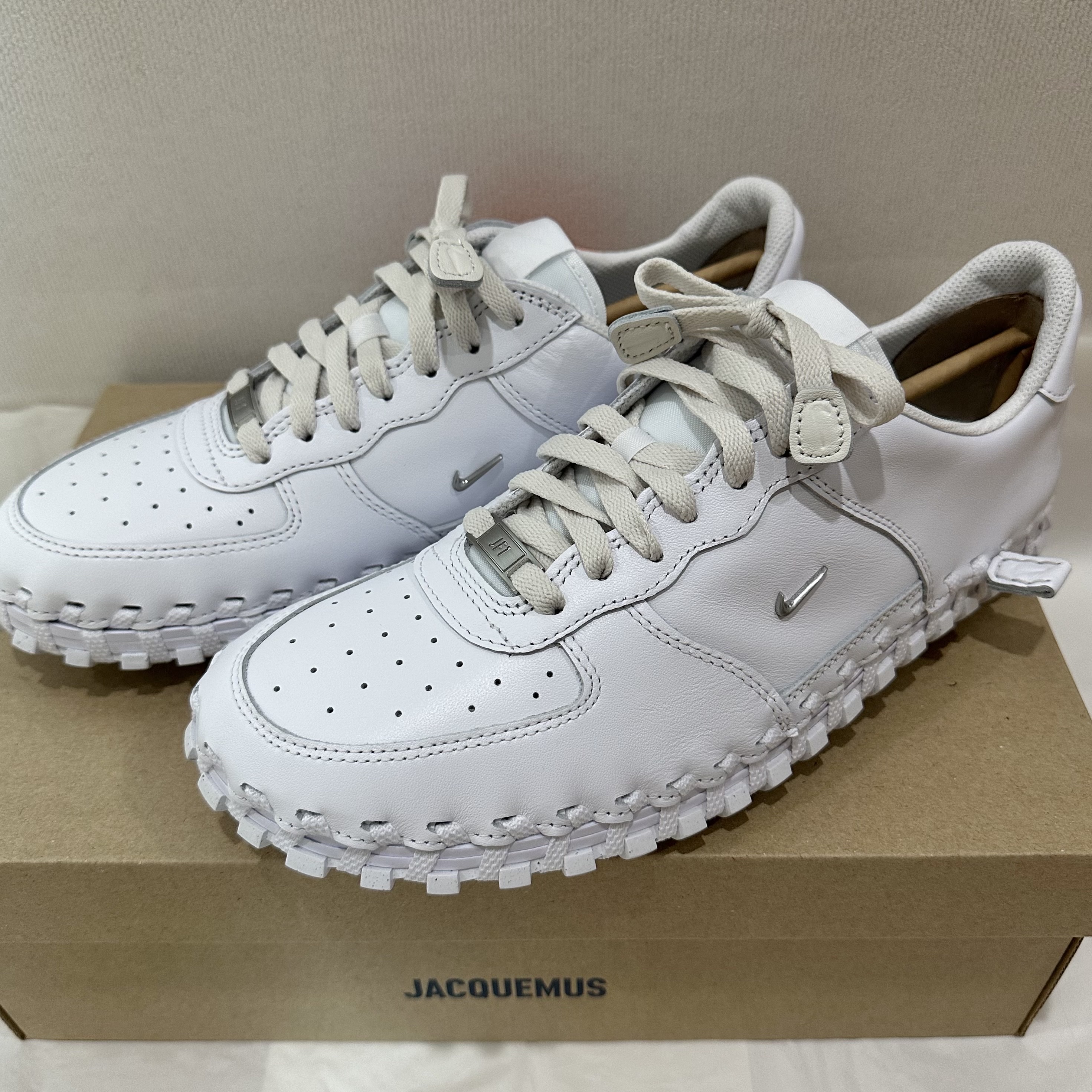 Nike x Jacquemus J Force 1 Low LX SP White 착용 스타일