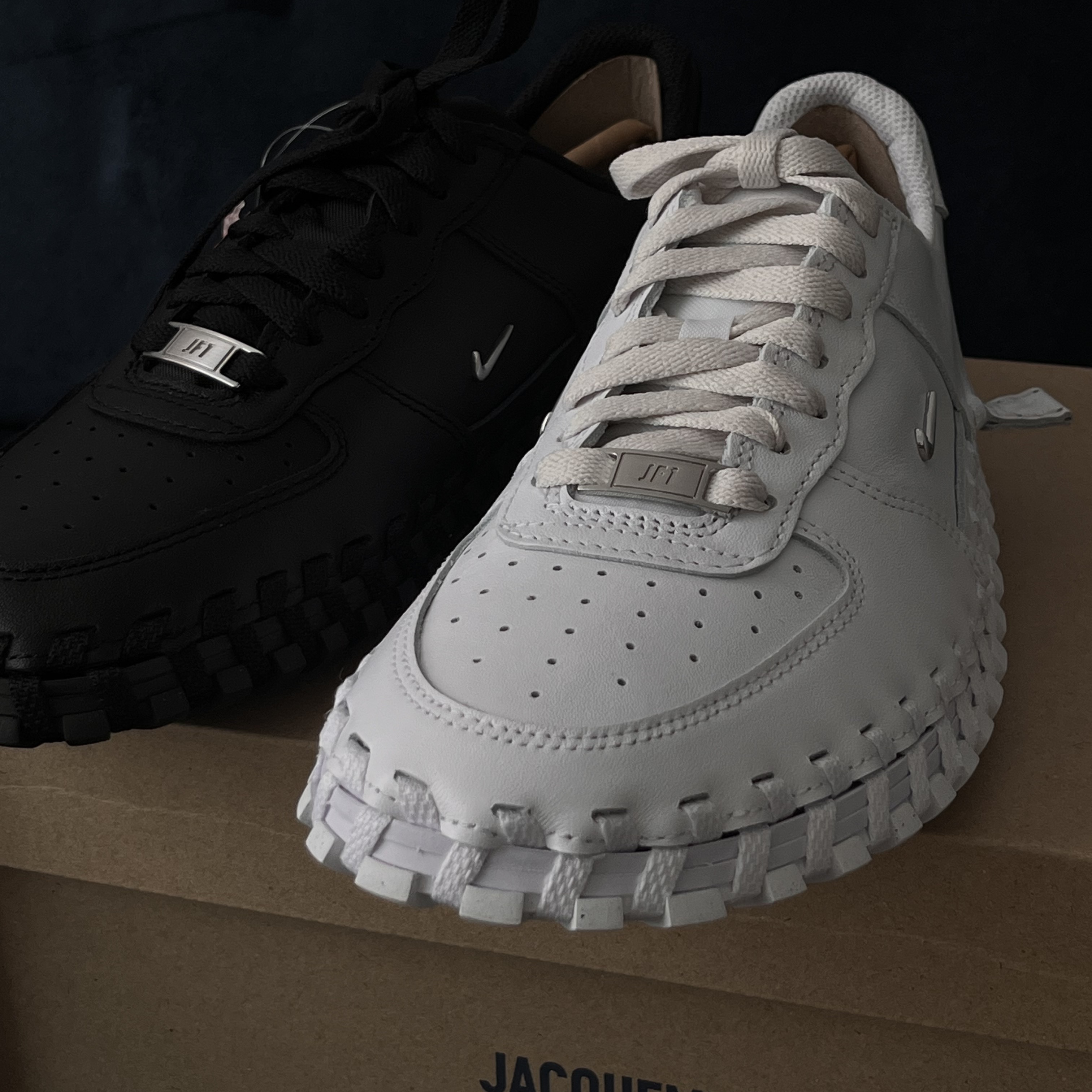 Nike x Jacquemus J Force 1 Low LX SP Black 착용 스타일