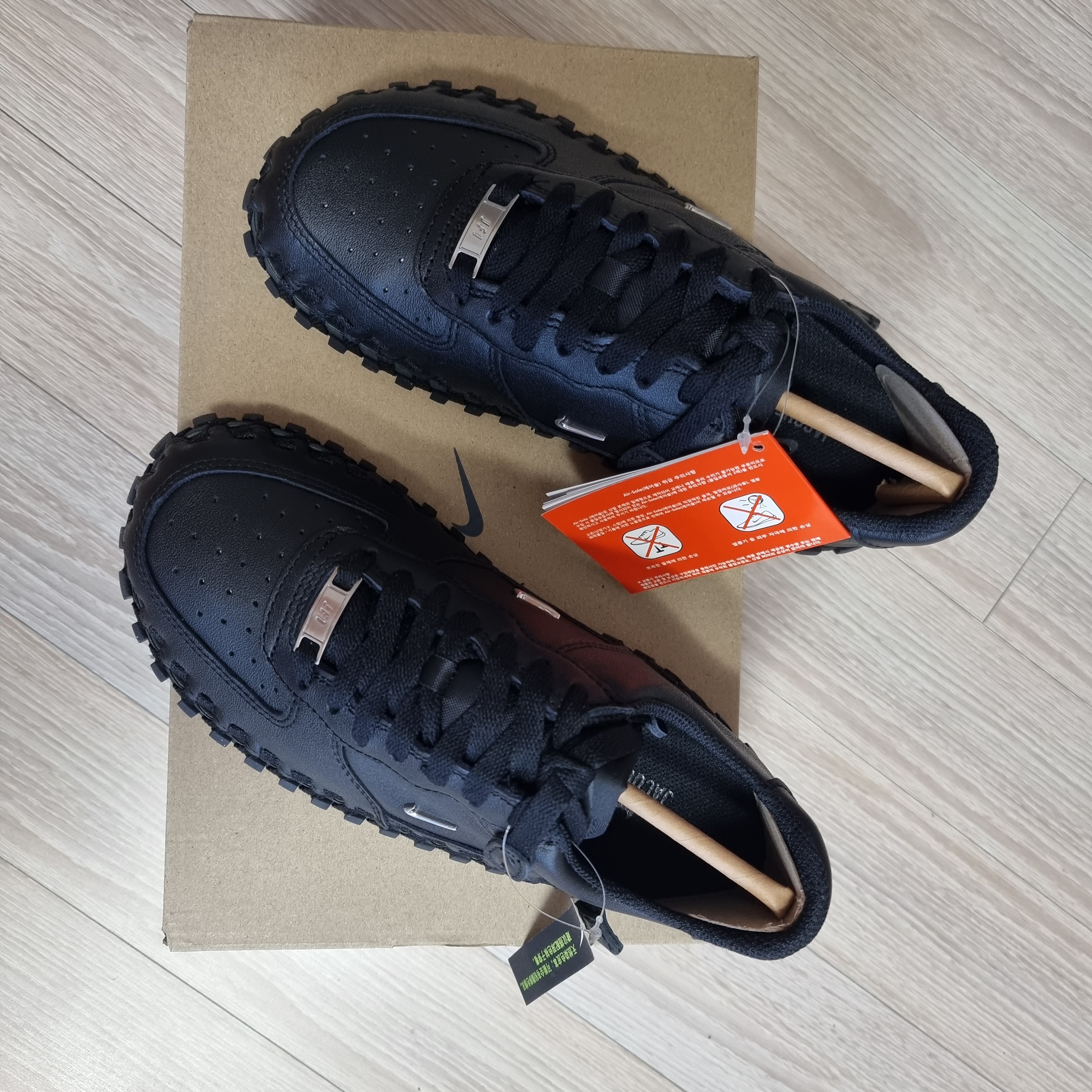 Nike x Jacquemus J Force 1 Low LX SP Black 착용 스타일