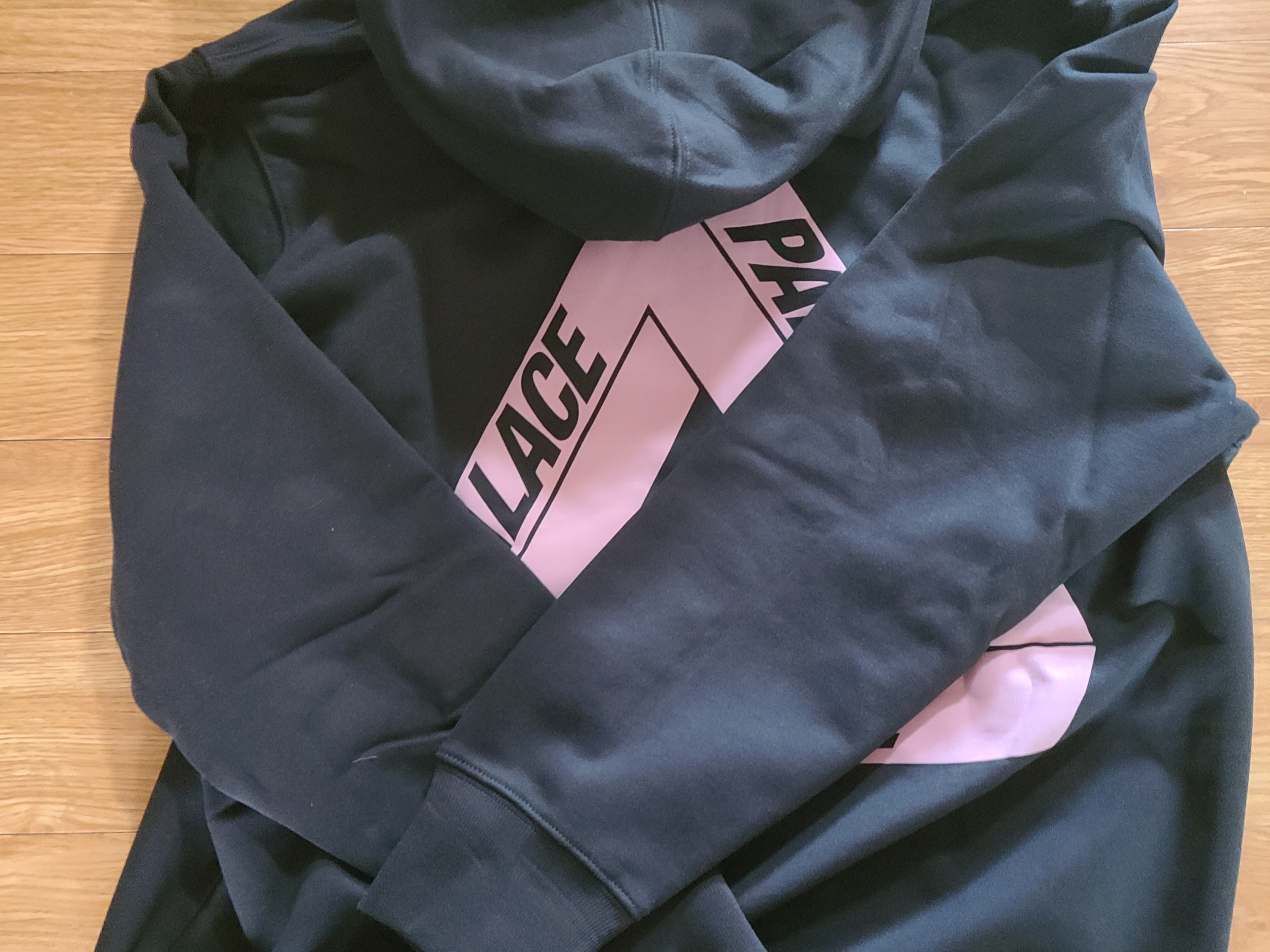 Palace Tri-Puff Print Zip Hood Black - 23SS 착용 스타일
