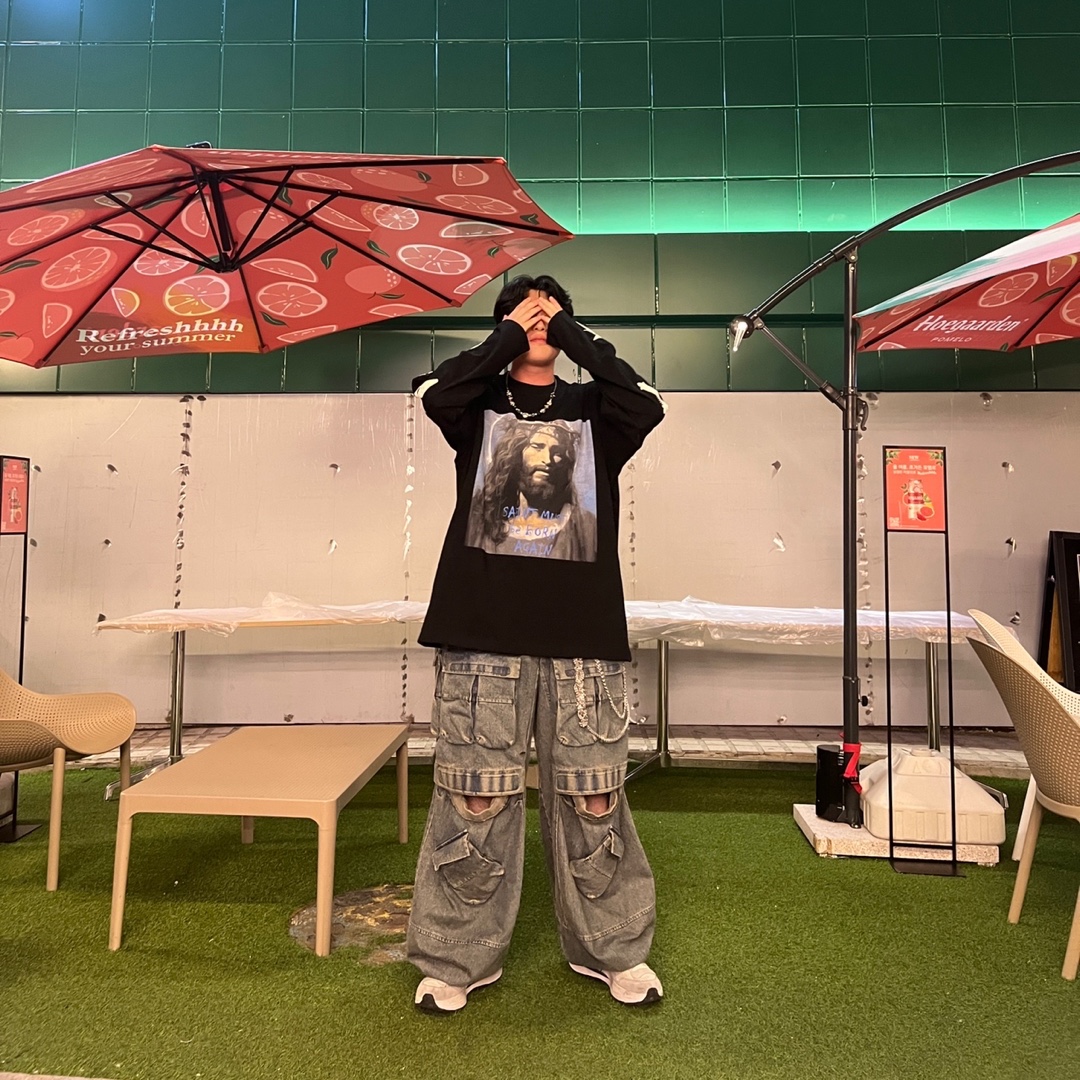 [KREAM 단독] Ourpas 061 Saint Long Sleeve Black 착용 스타일 - 2