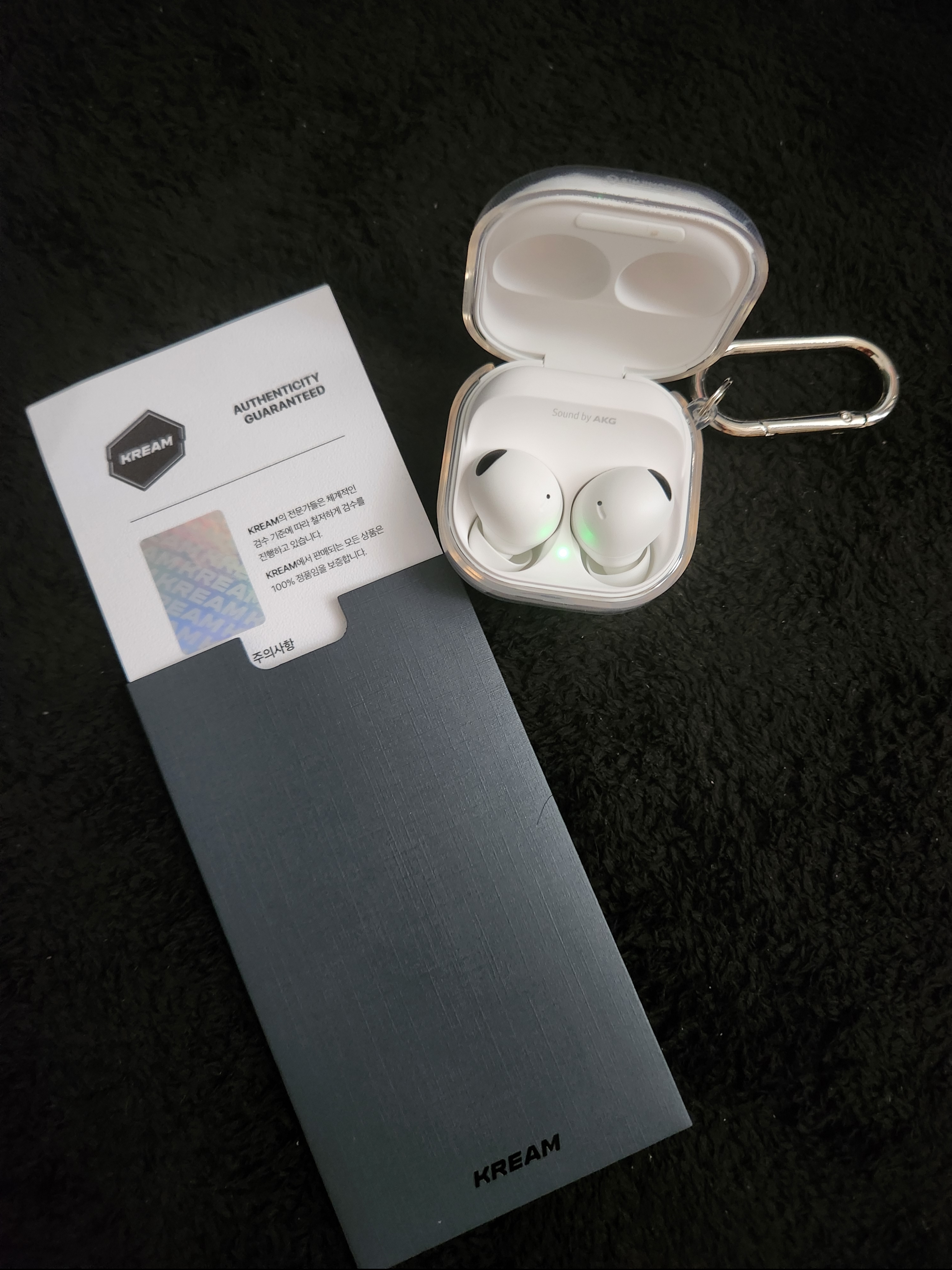Samsung Galaxy Buds2 Pro White (Korean Ver.) 착용 스타일