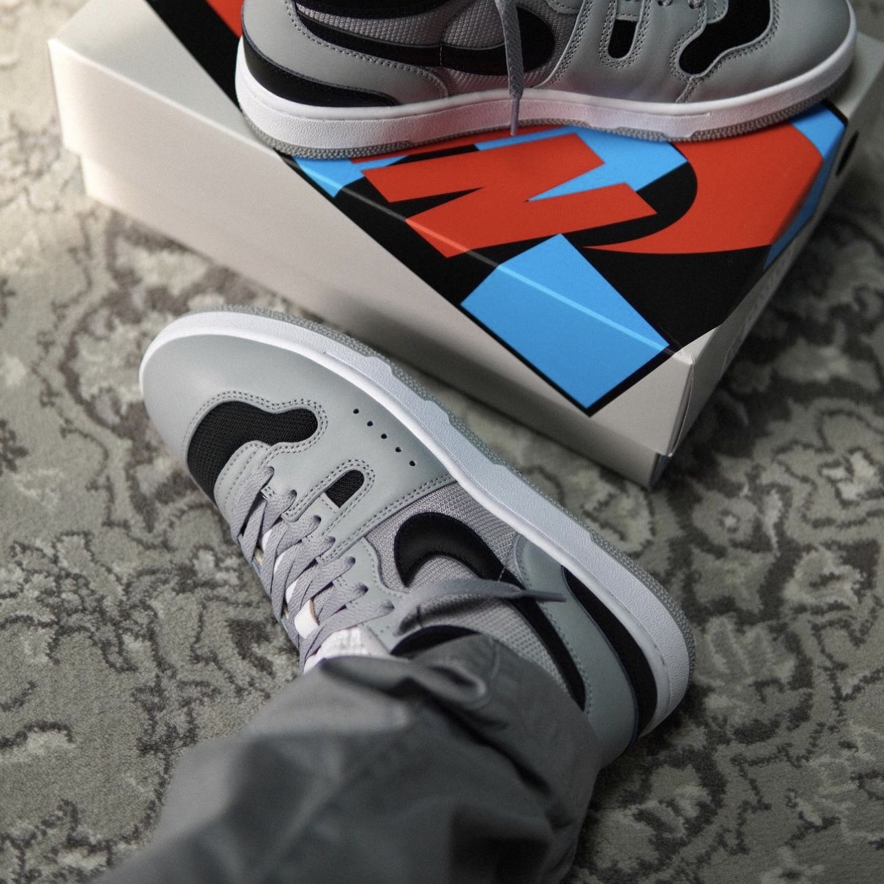Nike Mac Attack QS SP Light Smoke Grey 착용 스타일 - 5