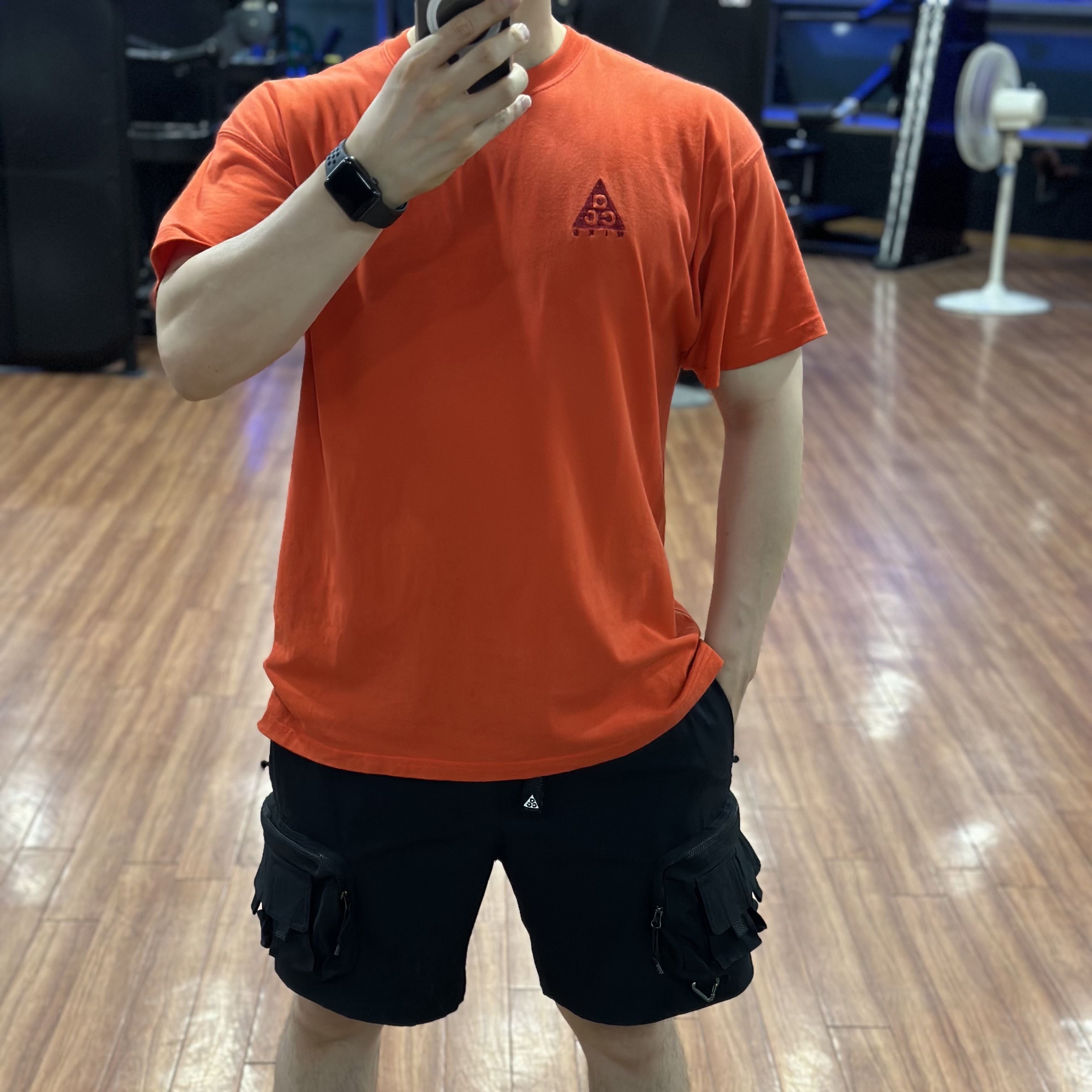 Nike ACG Cargo Shorts Black - Asia, Nike SB Dunk Low Pro Trail 착용 스타일 - 1