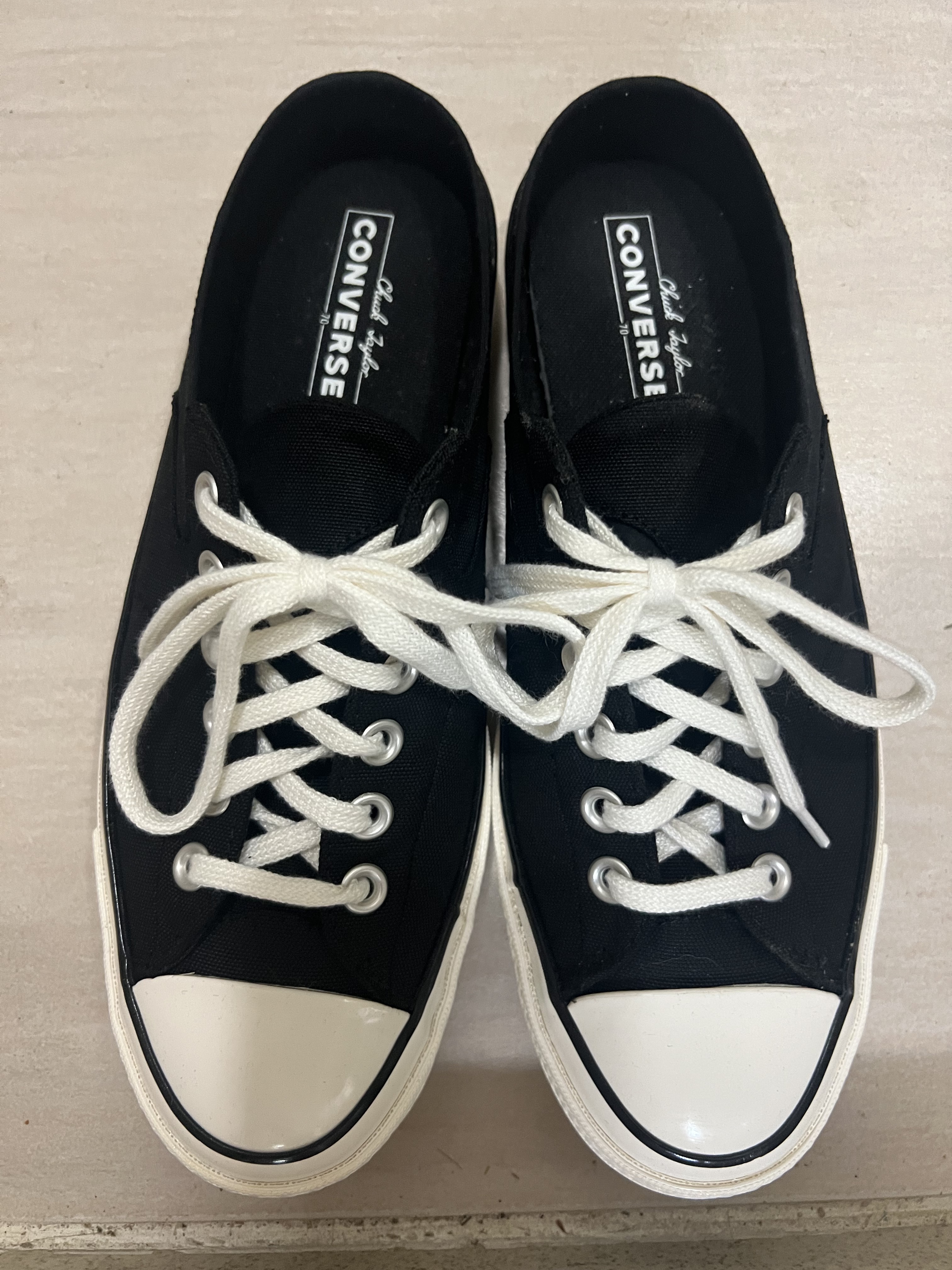 Converse Chuck 70 Mule Foundation Black 착용 스타일