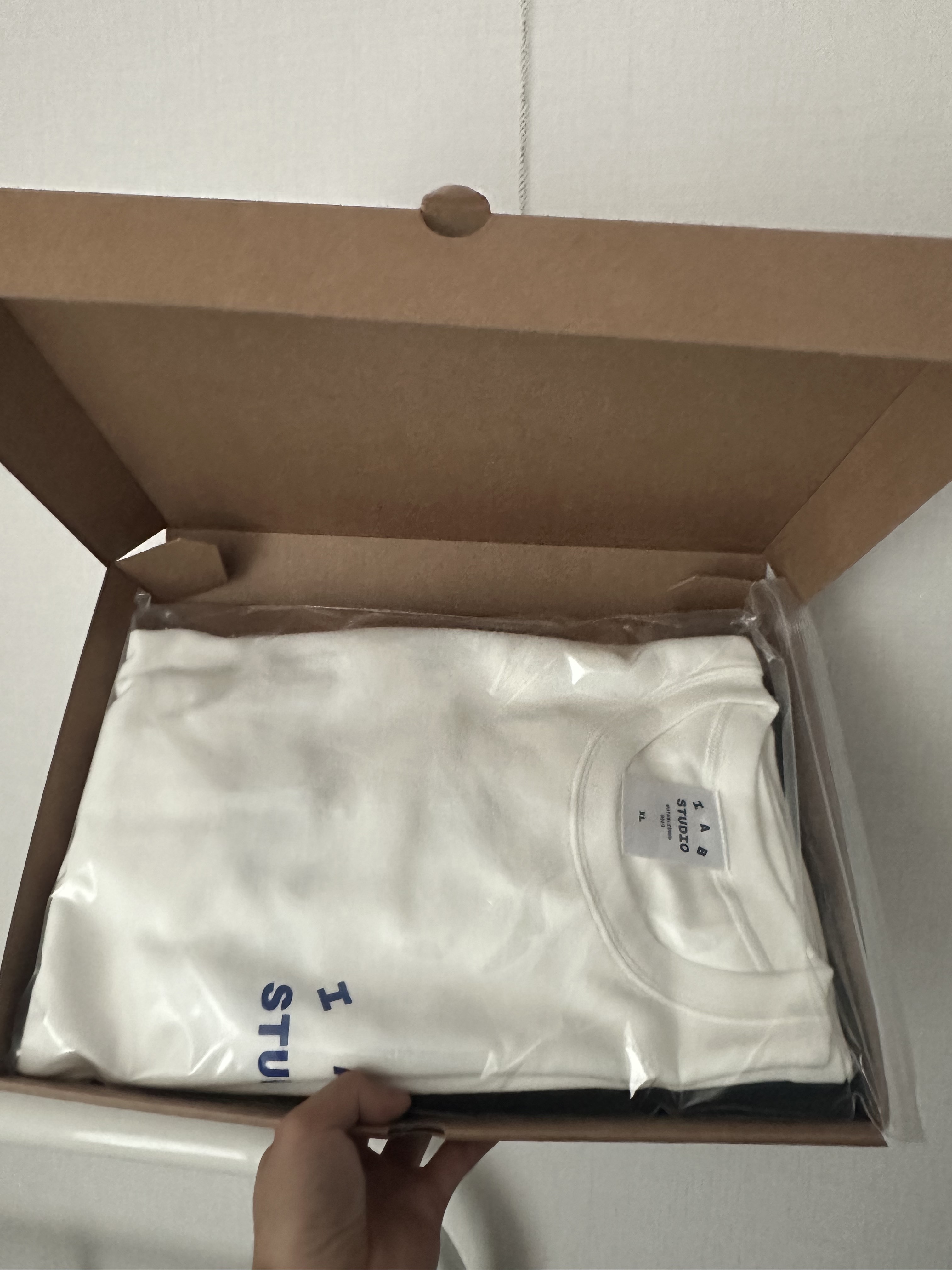 IAB Studio 10th Anniversary T-Shirts Pack White & Black (2 Pack) 착용 스타일 - 2