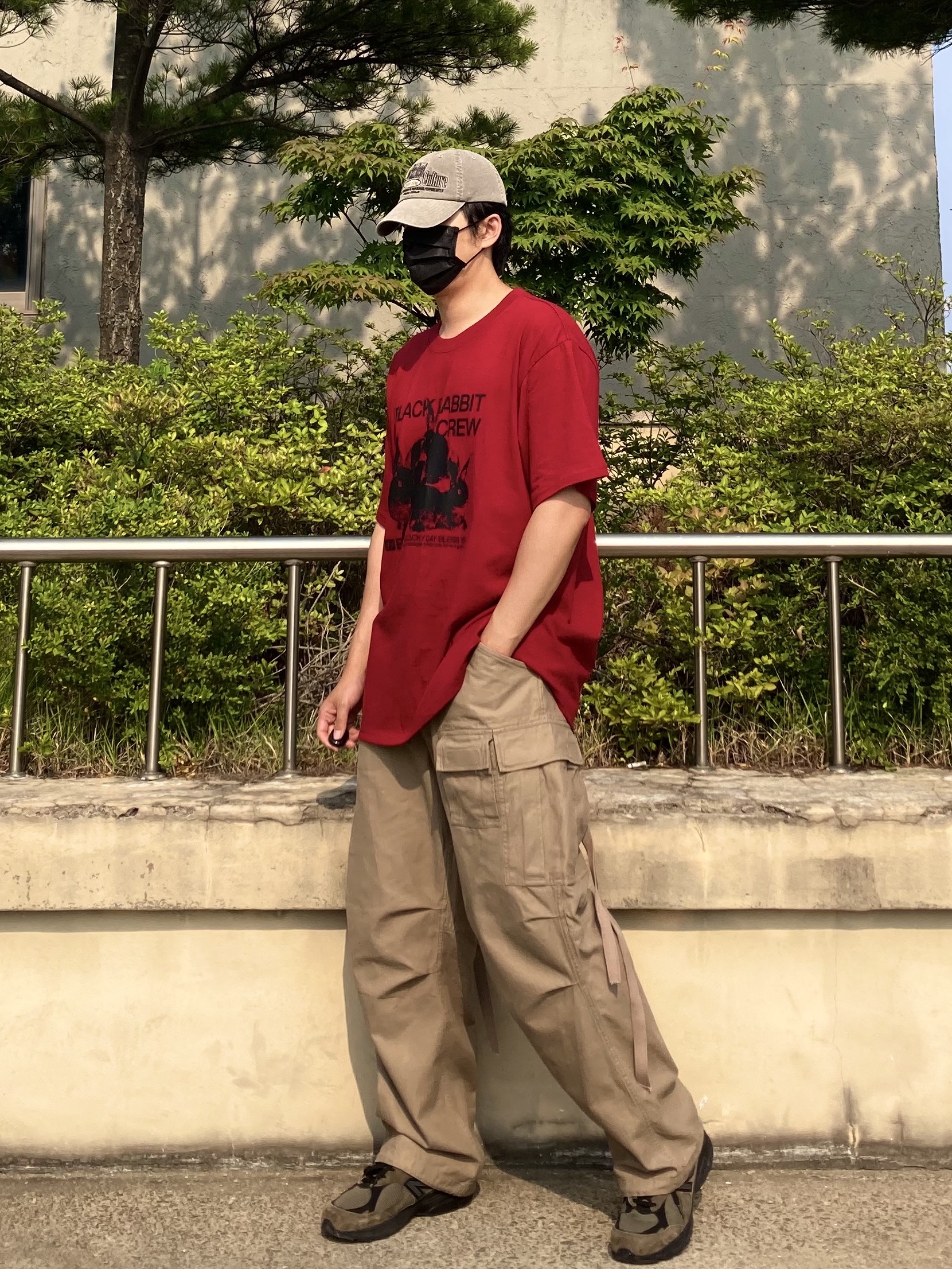 New Balance x JJJJound 990v3 Brown Black 착용 스타일