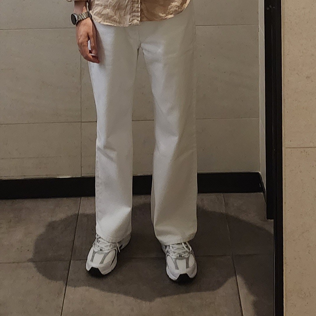 New Balance 530 White Silver 착용 스타일