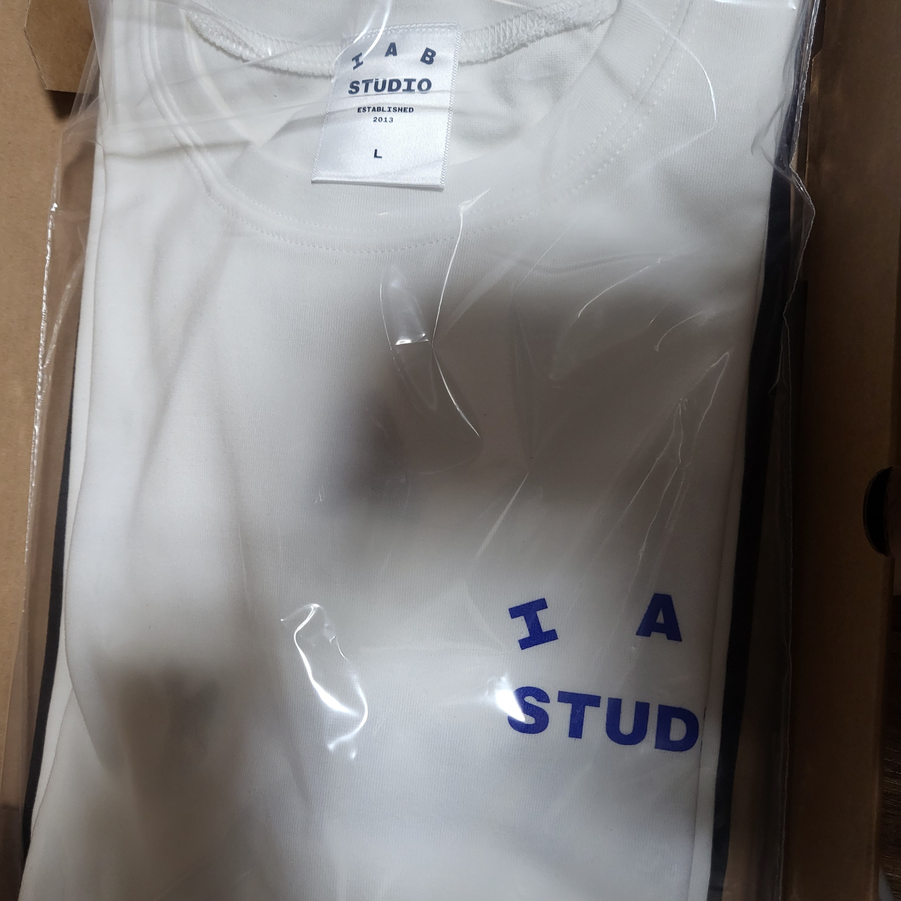 IAB Studio 10th Anniversary T-Shirts Pack White & Black (2 Pack) 착용 스타일