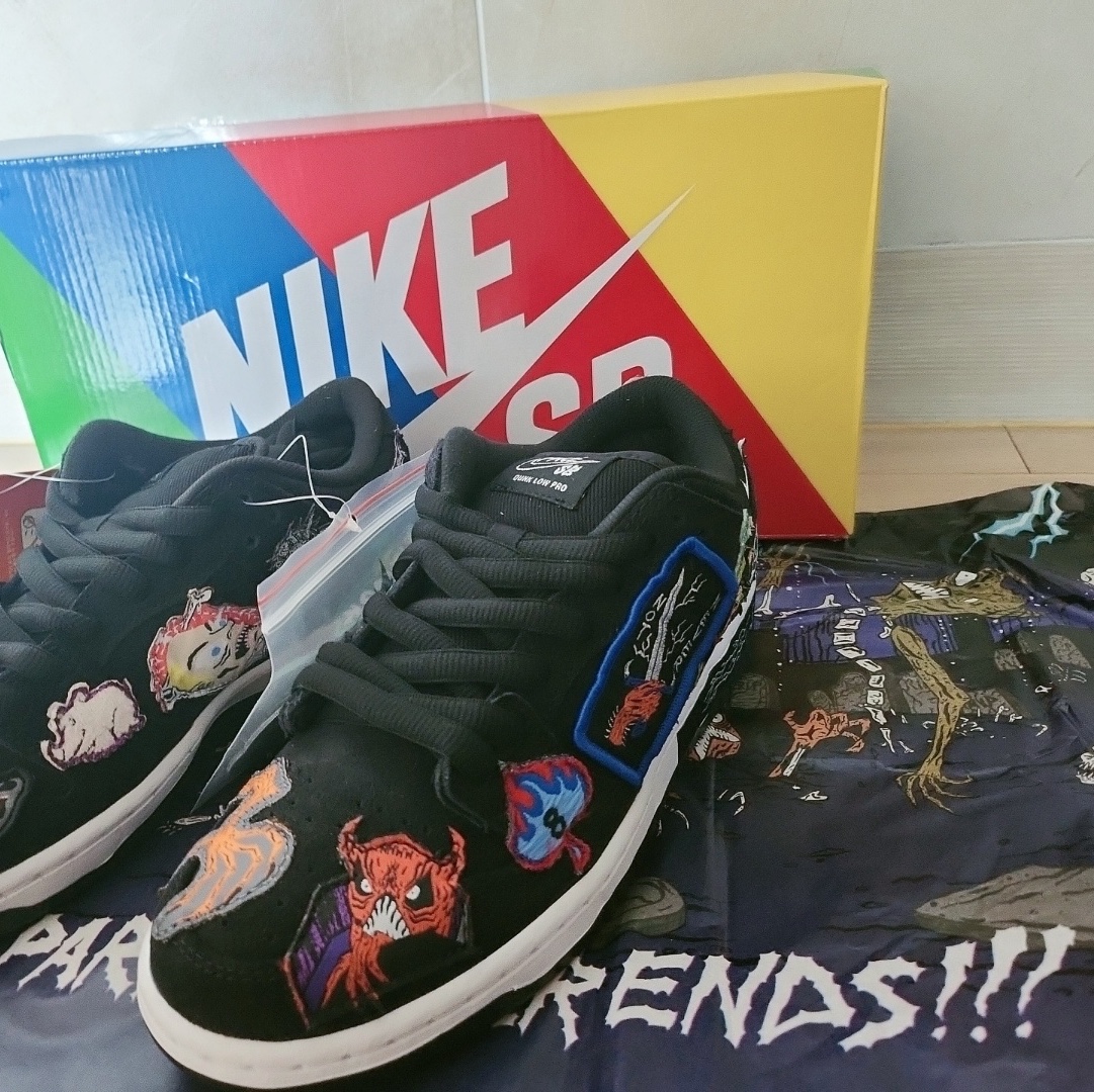 Nike x Neckface SB Dunk Low Pro Black 착용 스타일