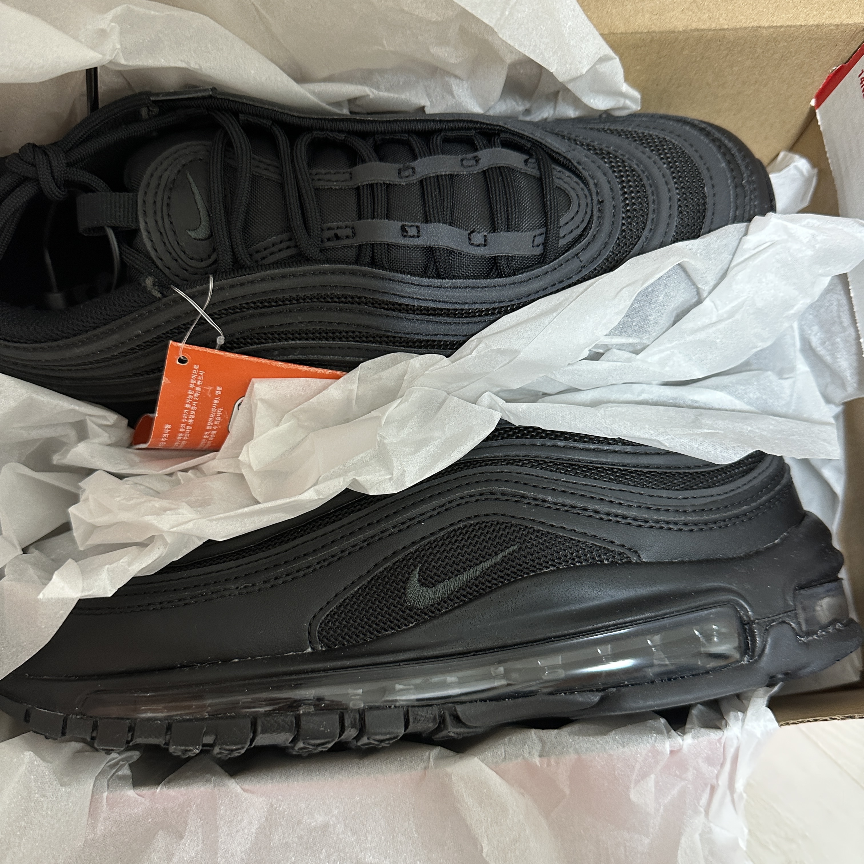 (W) Nike Air Max 97 Next Nature Black 착용 스타일