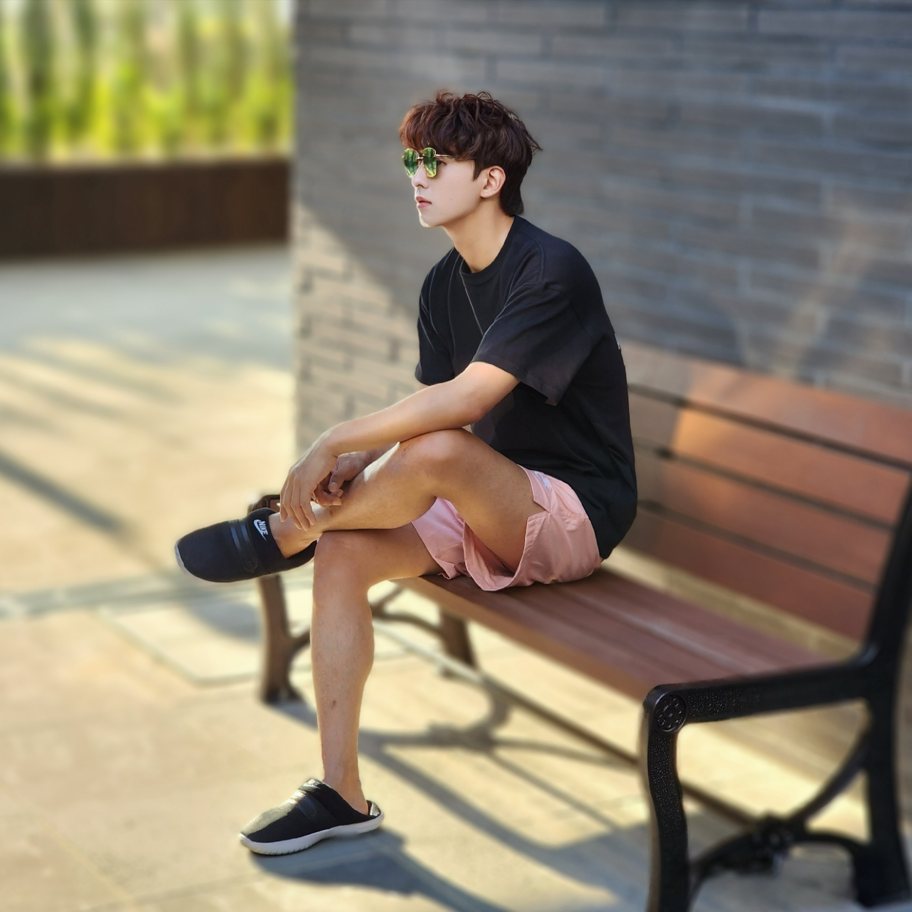 Nike NSW Authorized Personnel T-Shirt Black - US/EU, Nike NSW Authorized Personnel T-Shirt Black - Asia 착용 스타일 - 4