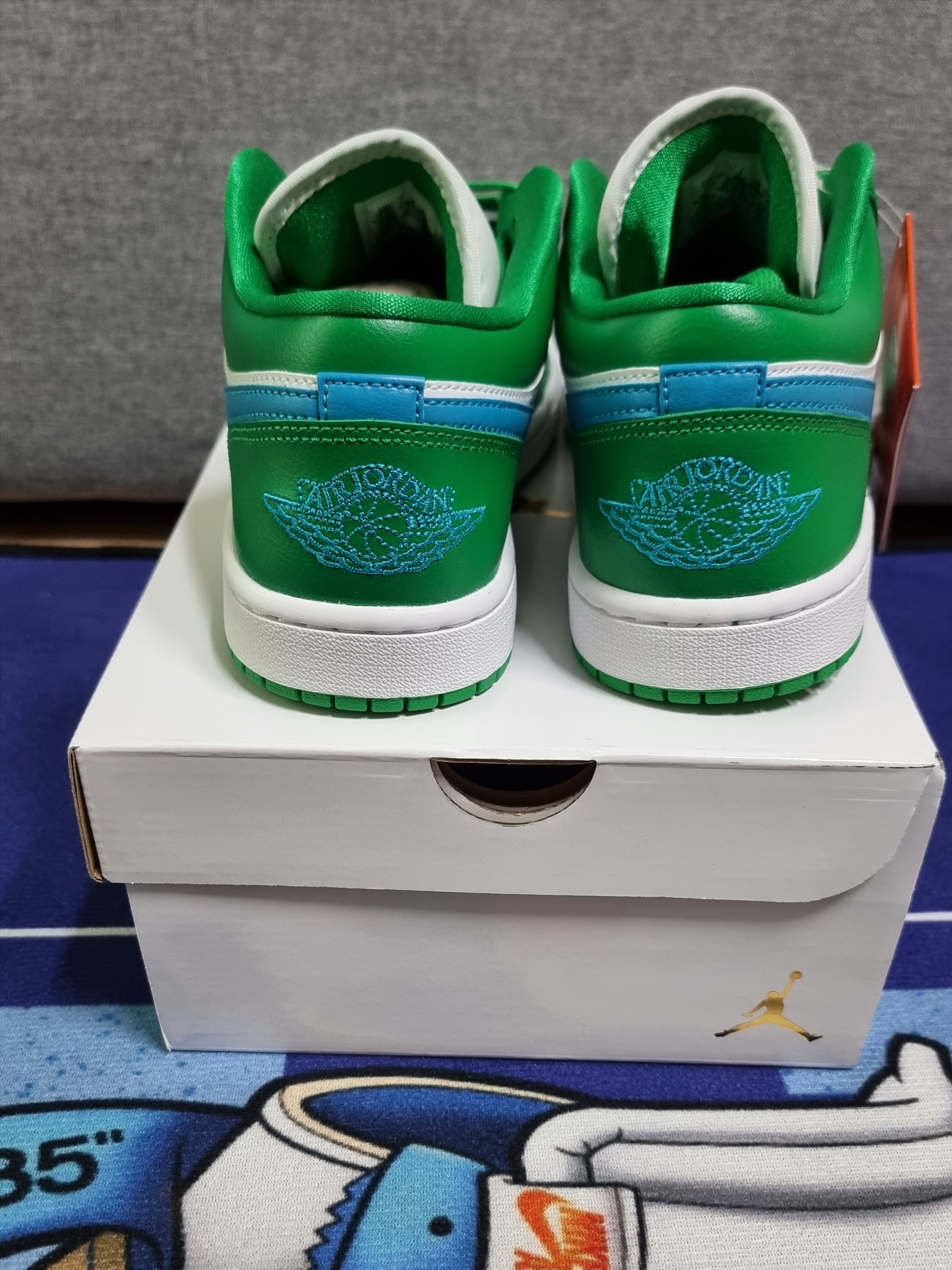 (W) Jordan 1 Low Lucky Green 착용 스타일 - 3