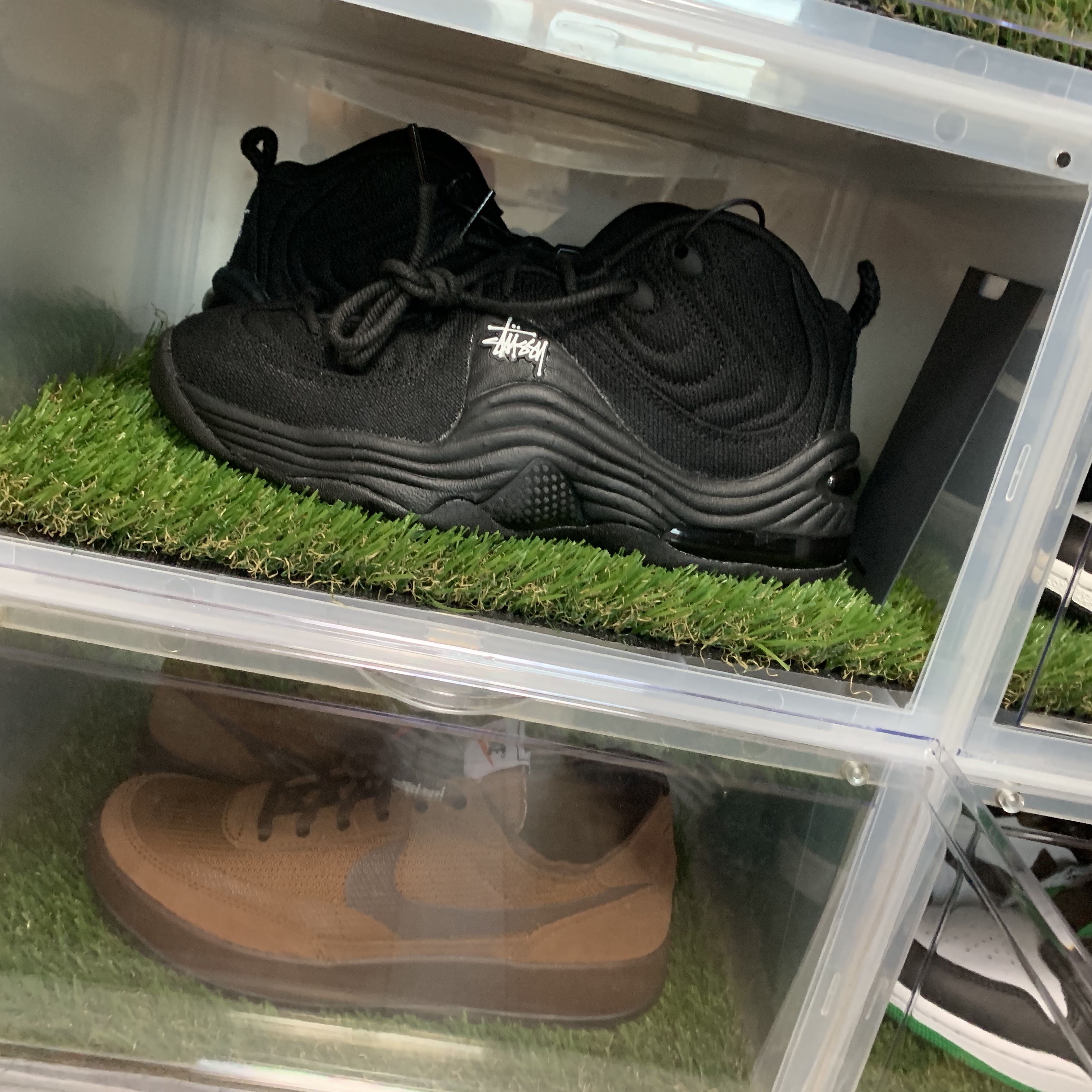 Nike x Stussy Air Penny II Black 착용 스타일