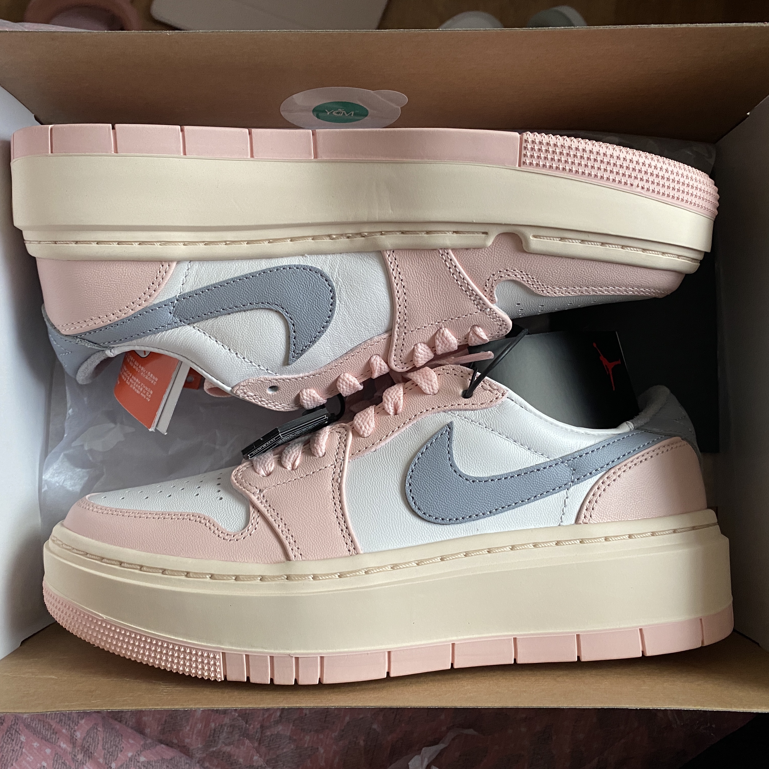(W) Jordan 1 Elevate Low Atmosphere 착용 스타일