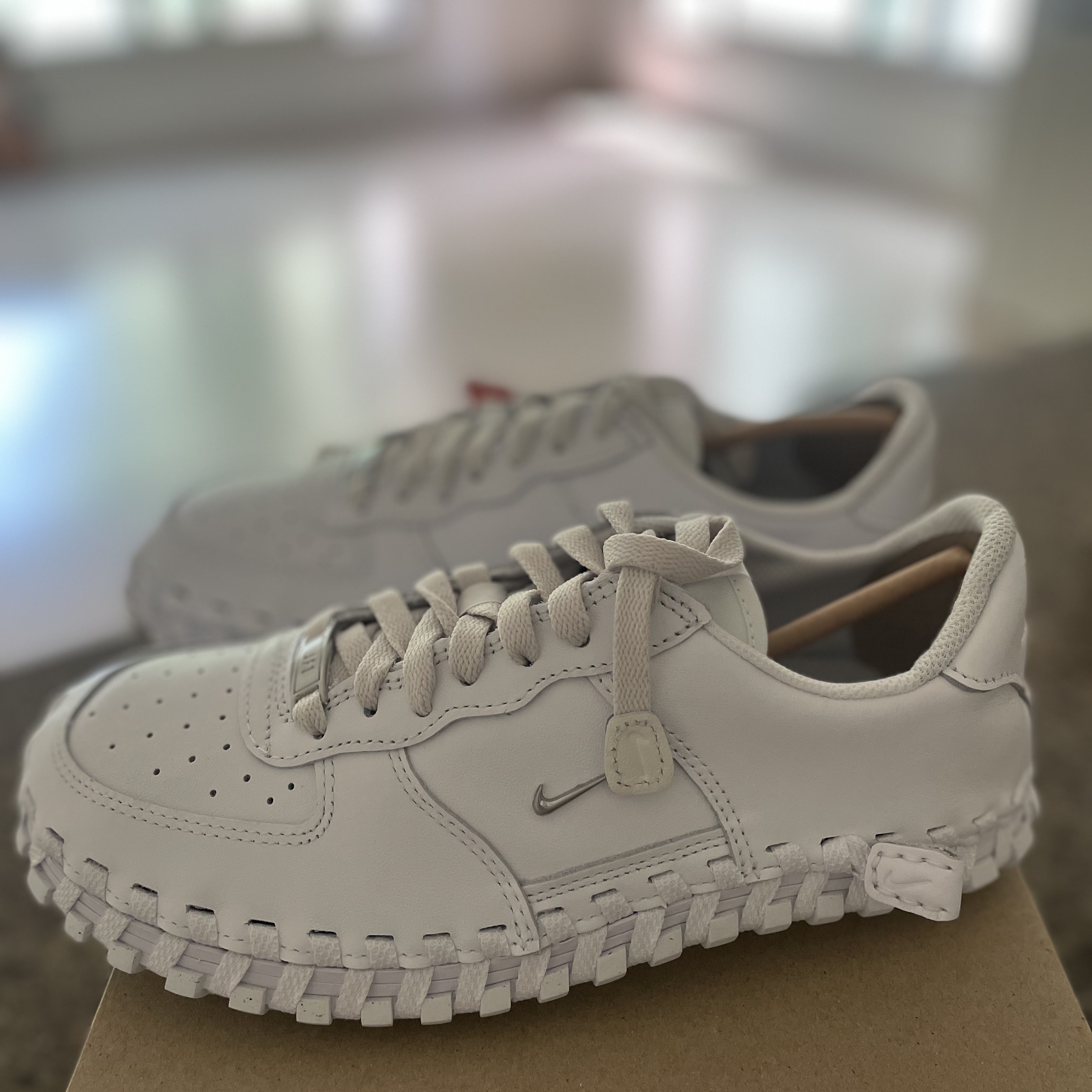 Nike x Jacquemus J Force 1 Low LX SP White 착용 스타일