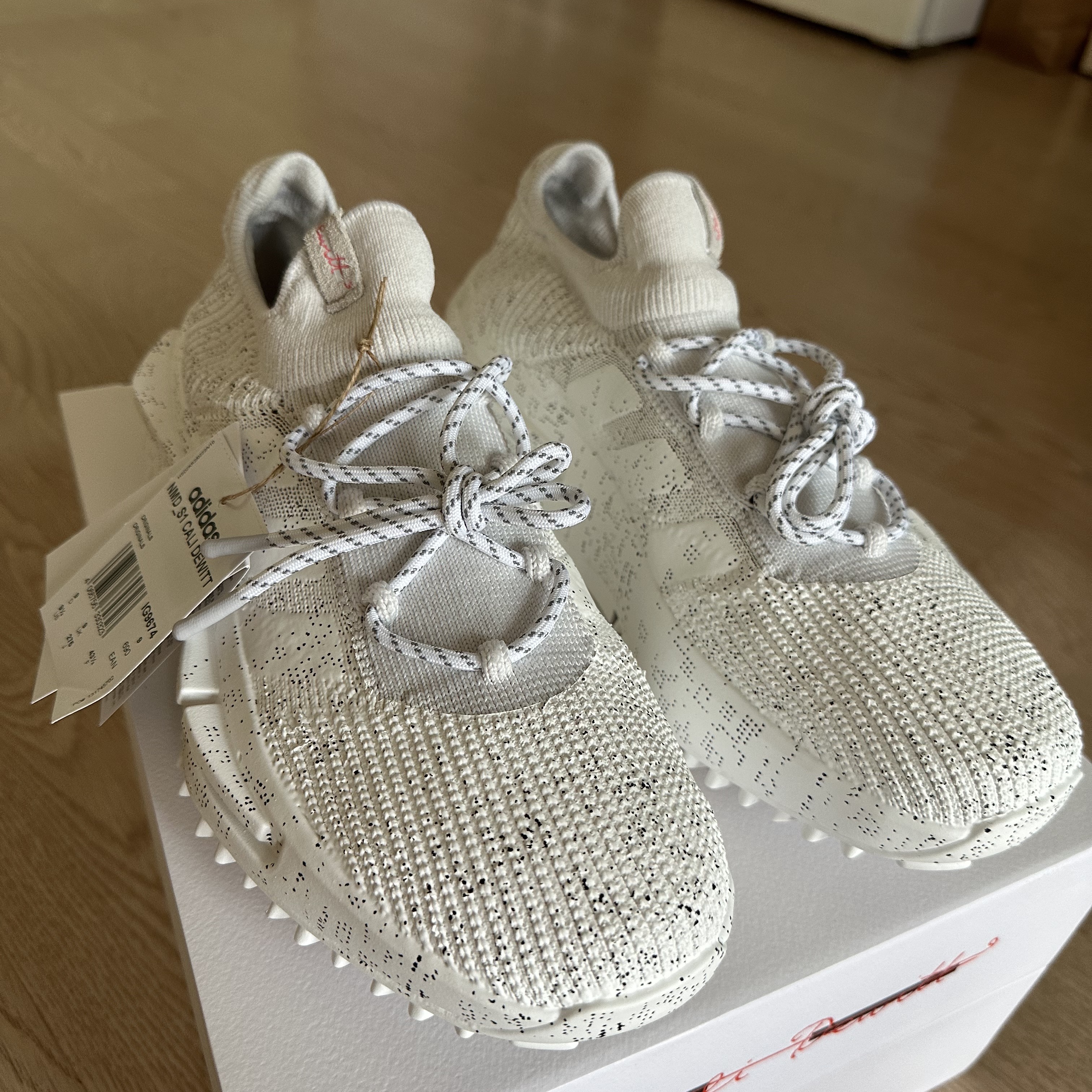 Adidas x Cali DeWitt NMD S1 Crystal White 착용 스타일 - 3