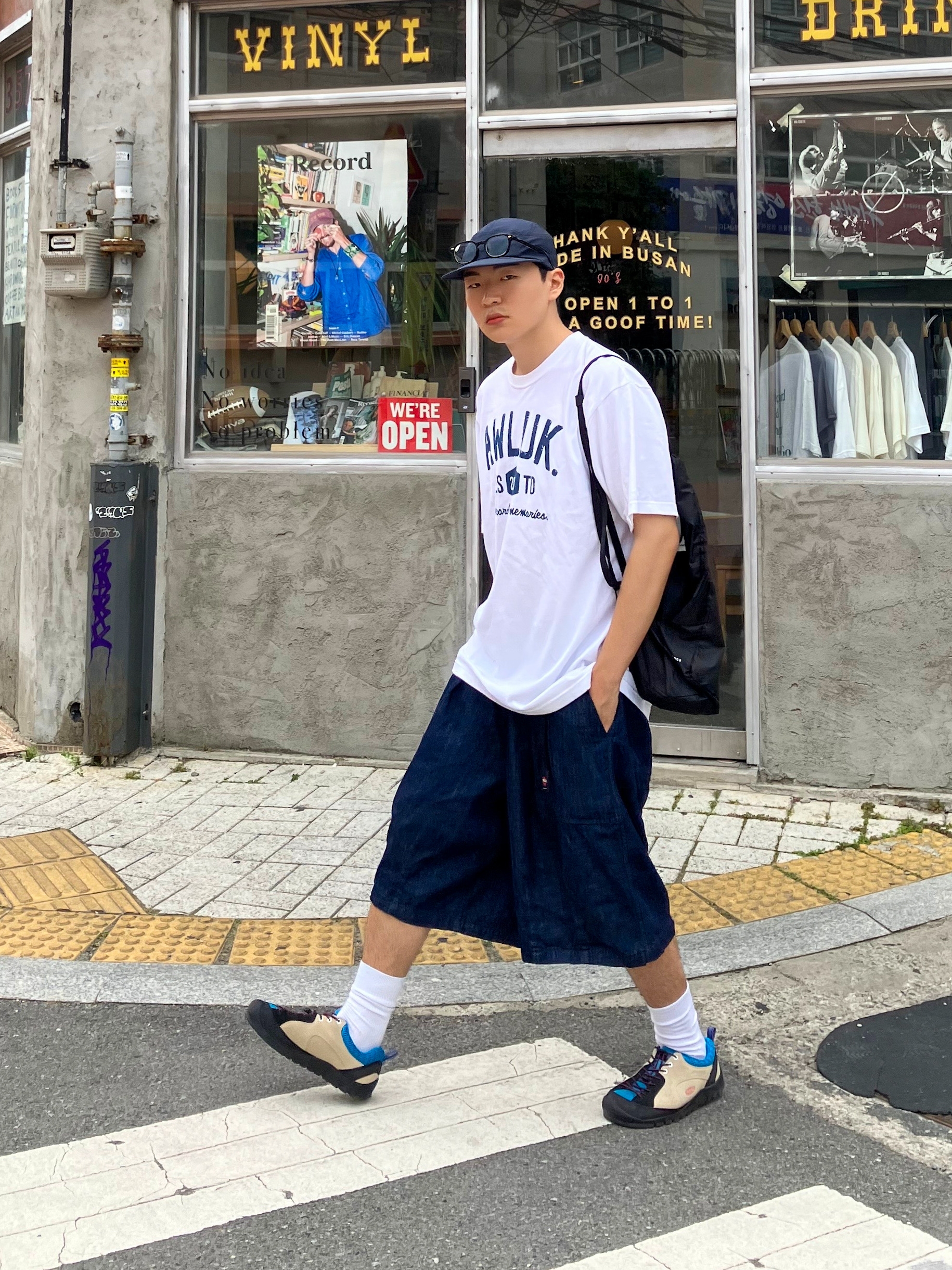 Keen Jasper Rocks SP Sneakers Beige 착용 스타일 - 3