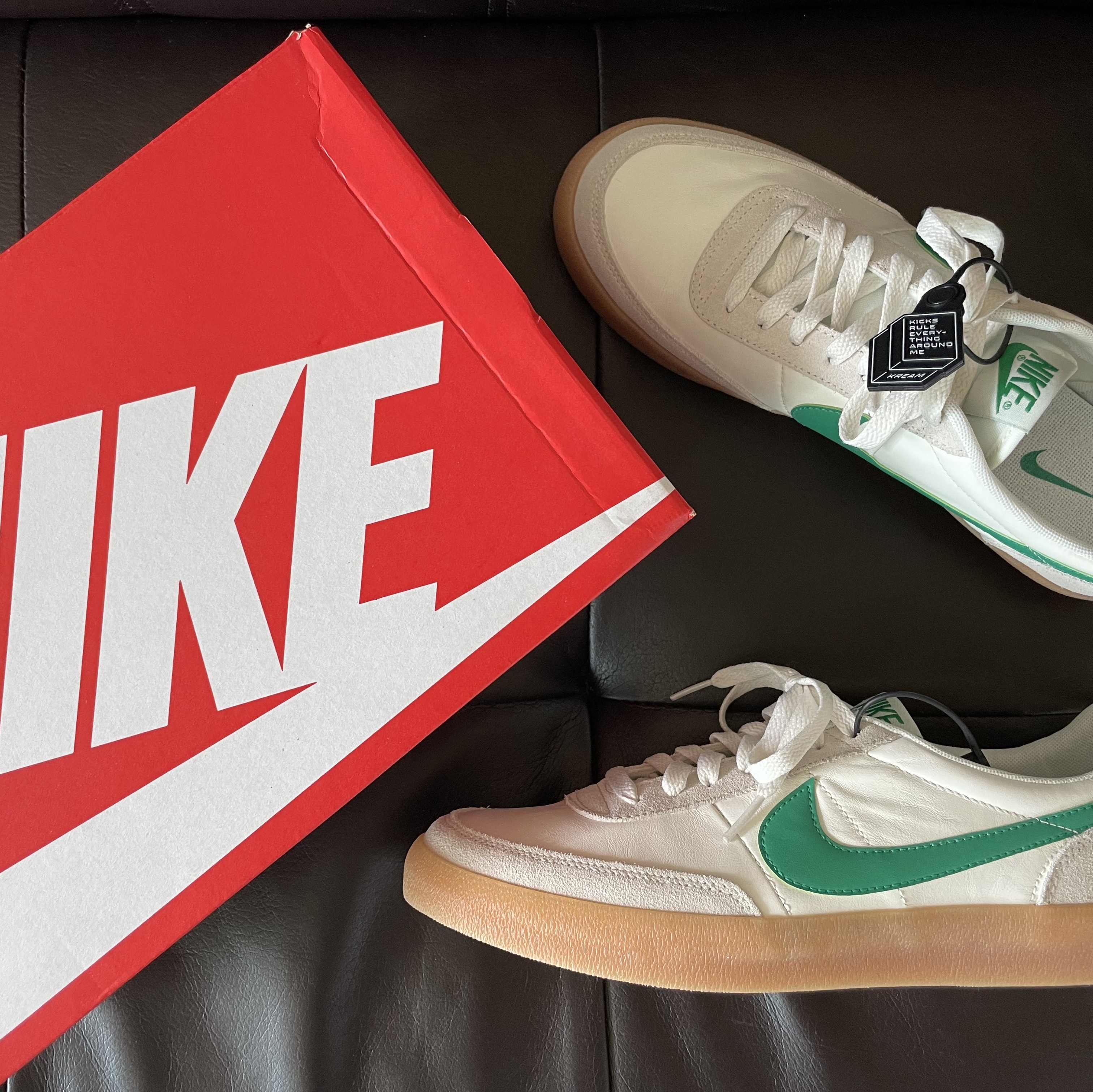 Nike x J.Crew Killshot 2 Lucid Green 착용 스타일