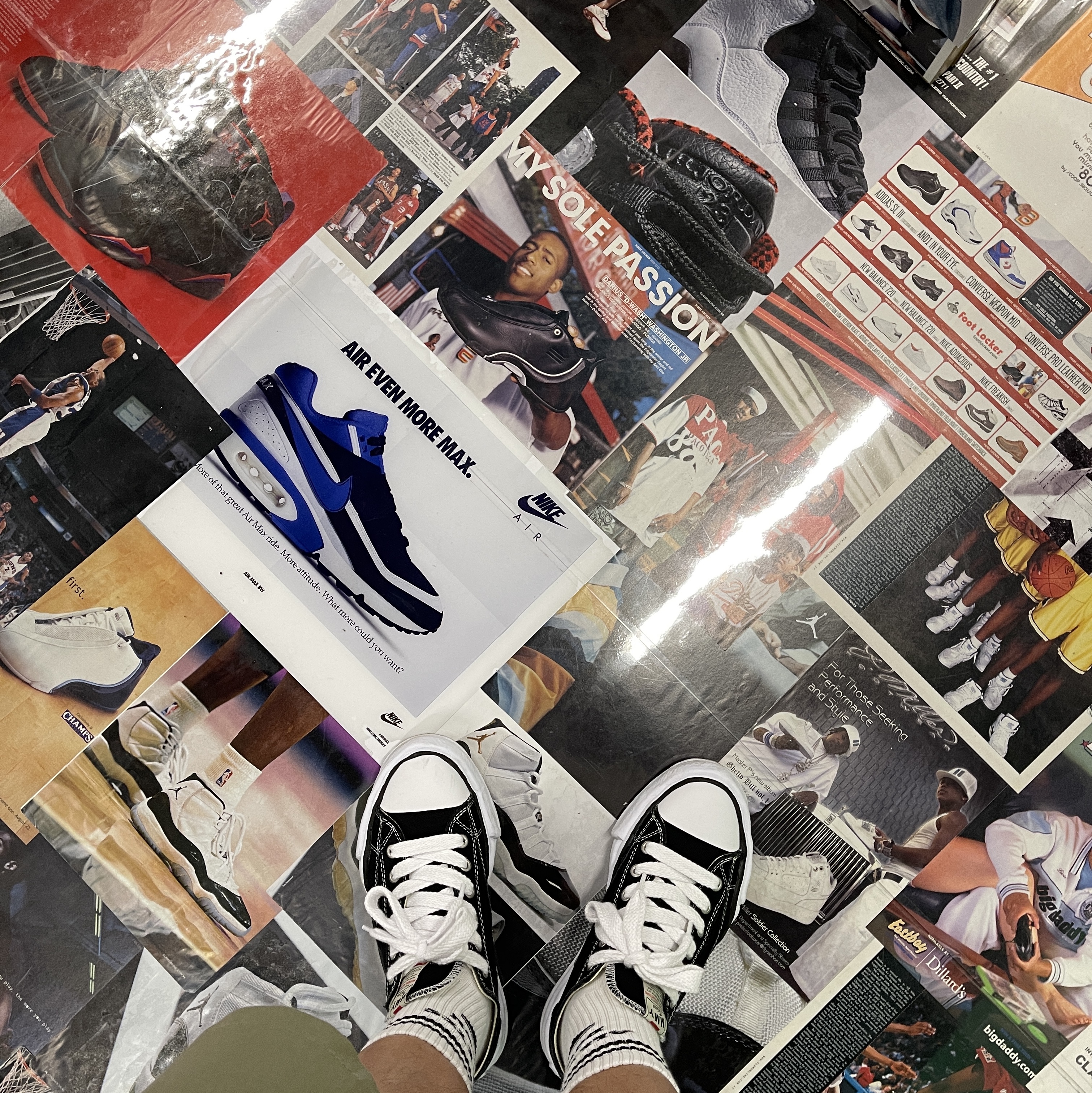 Maison Mihara Yasuhiro Peterson OG Sole Canvas Low Sneakers Black 착용 스타일