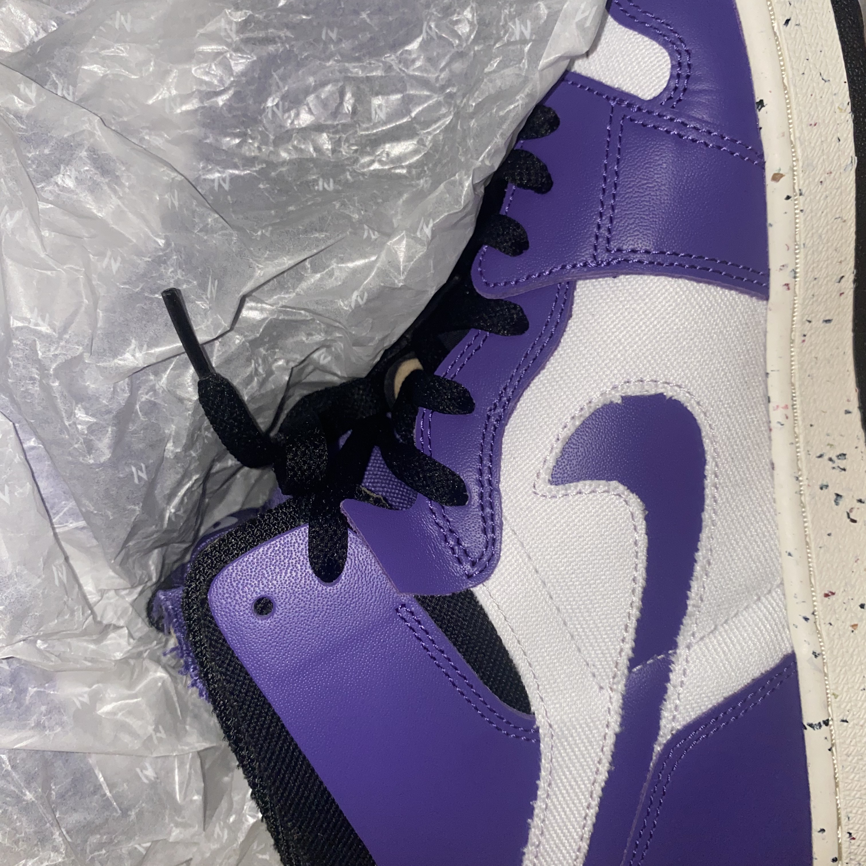 Jordan 1 Zoom Air CMFT Dark Iris 착용 스타일 - 1