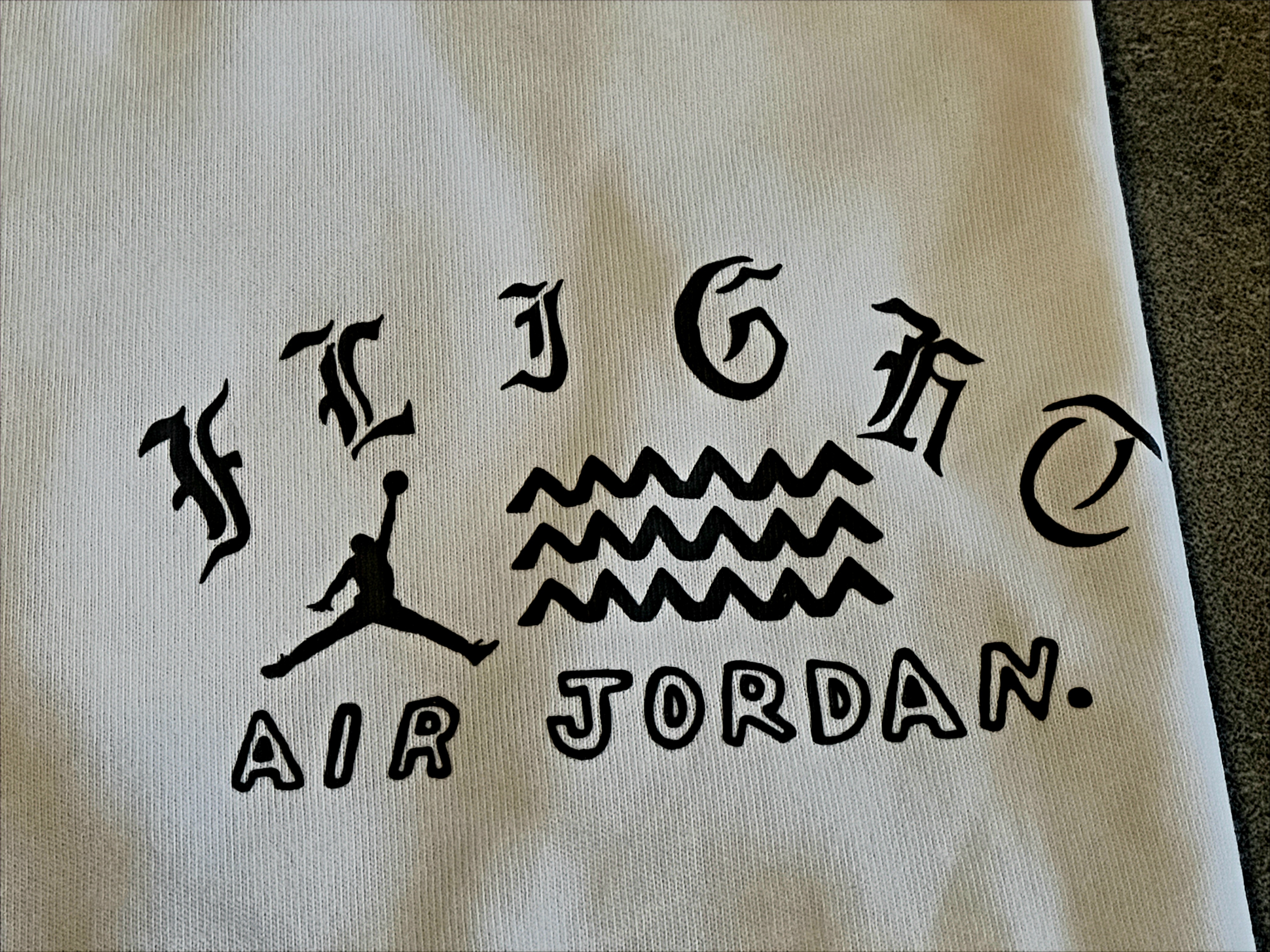 Jordan Artist Series by Umar Rashid T-Shirt White - Asia 착용 스타일 - 2