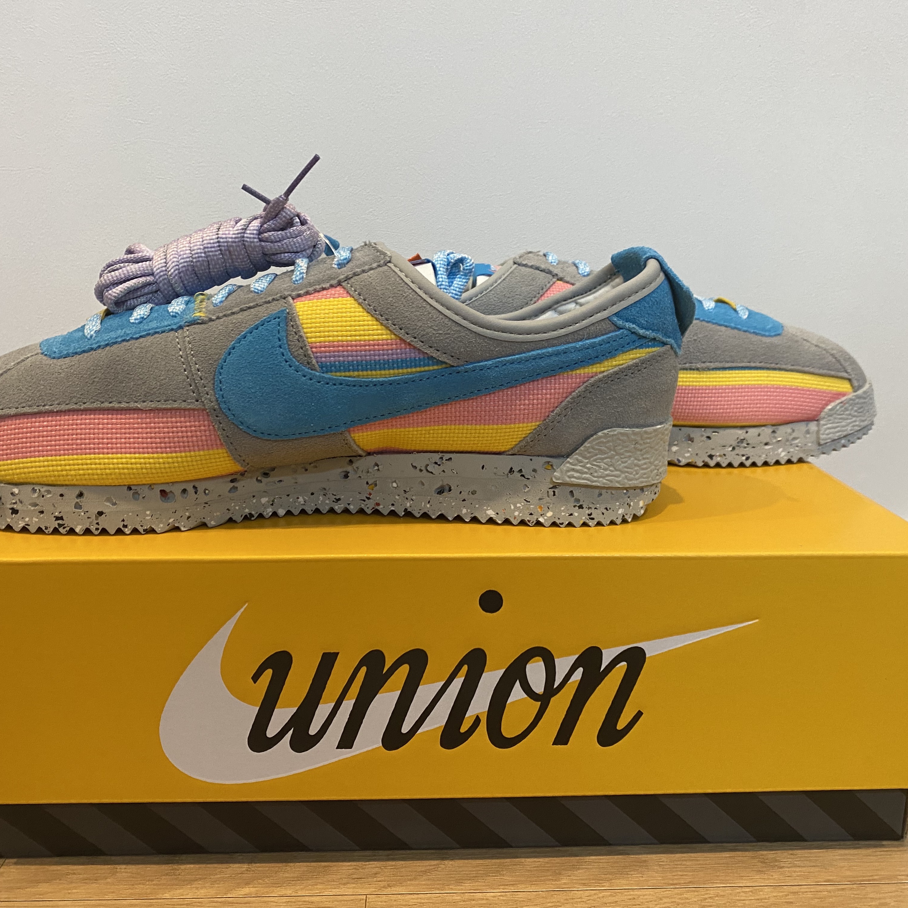 Nike x Union Cortez SP Light Smoke 착용 스타일 - 3