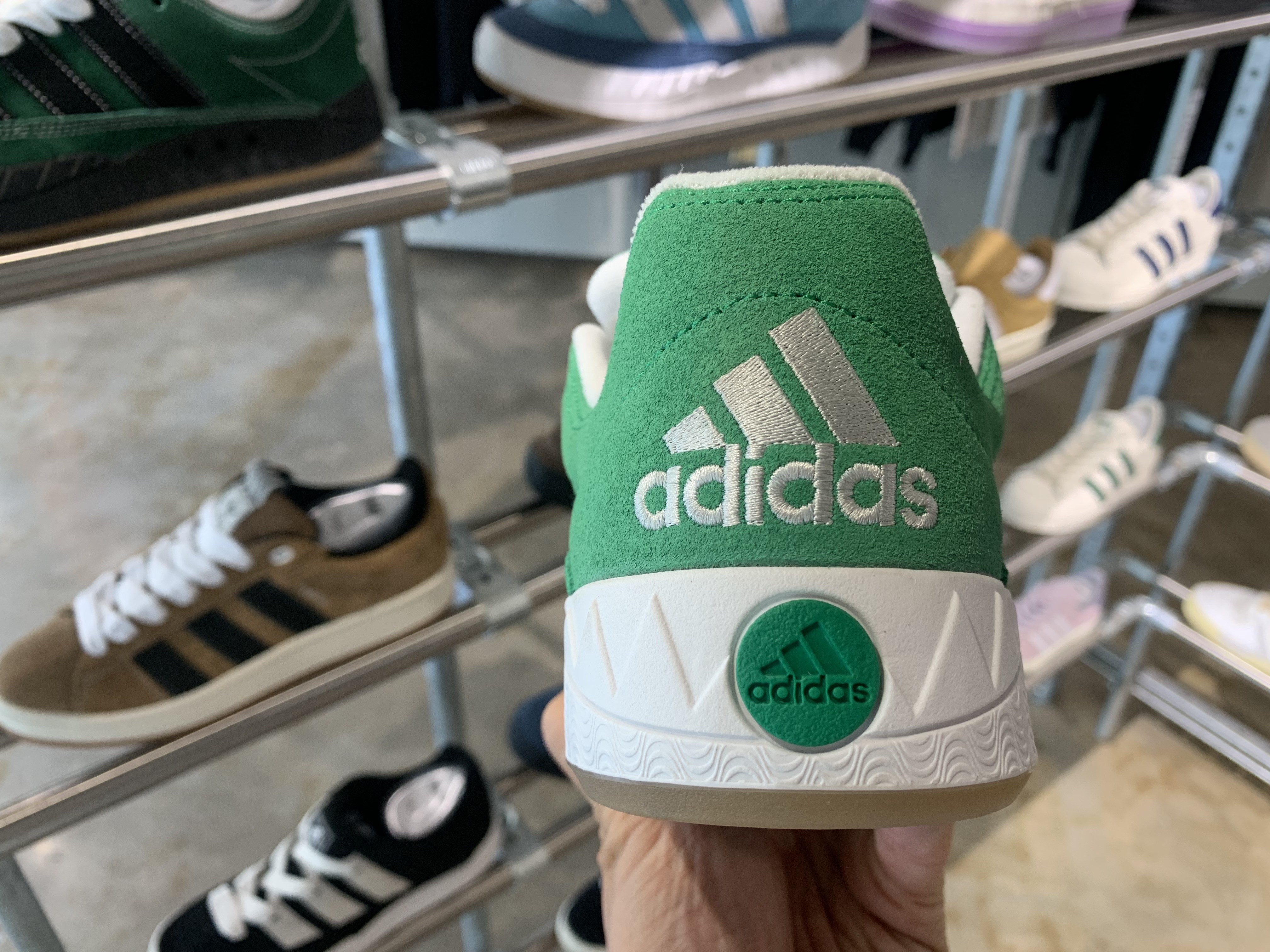 Adidas Adimatic Green 착용 스타일 - 5