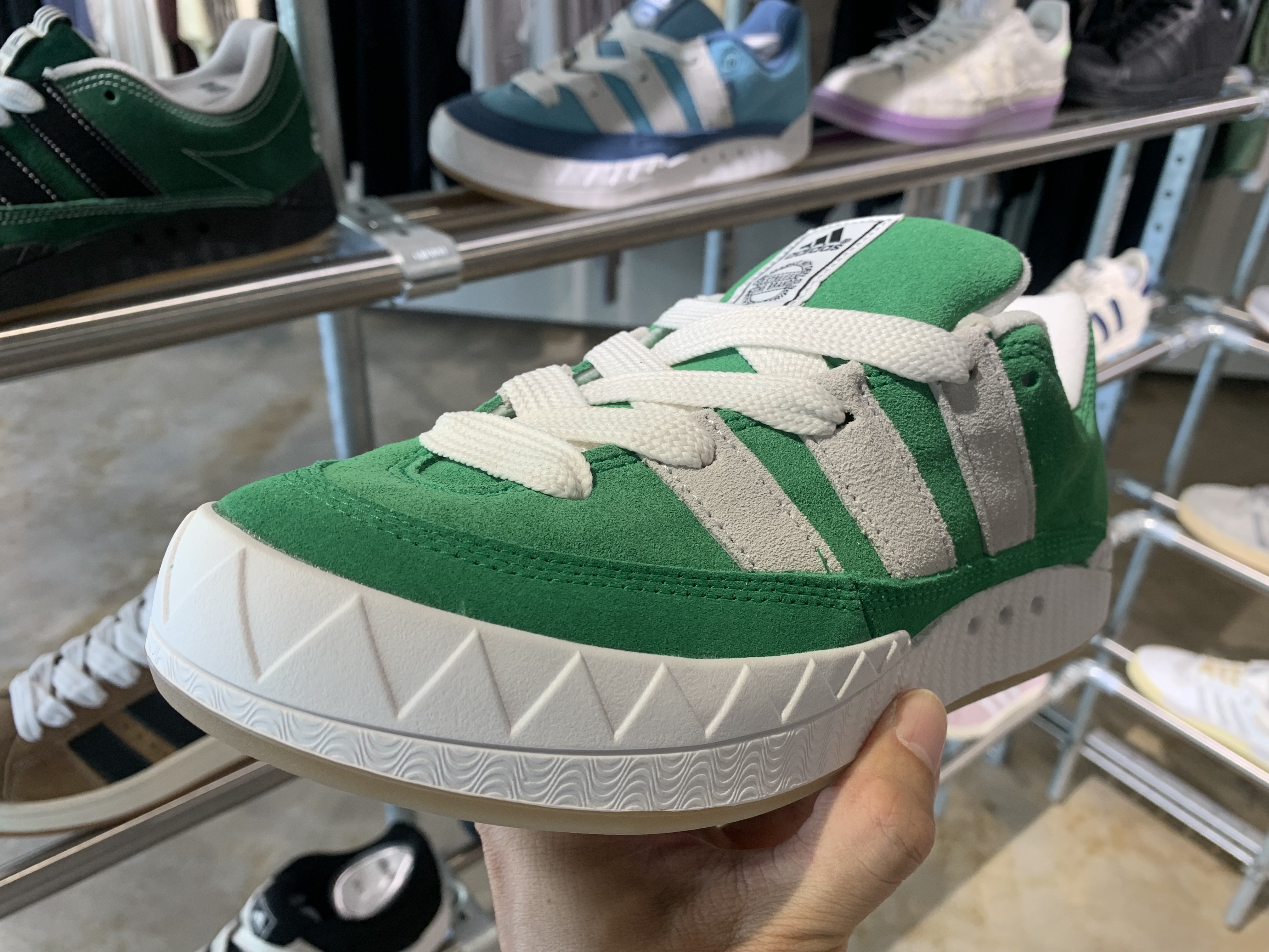 Adidas Adimatic Green 착용 스타일 - 2