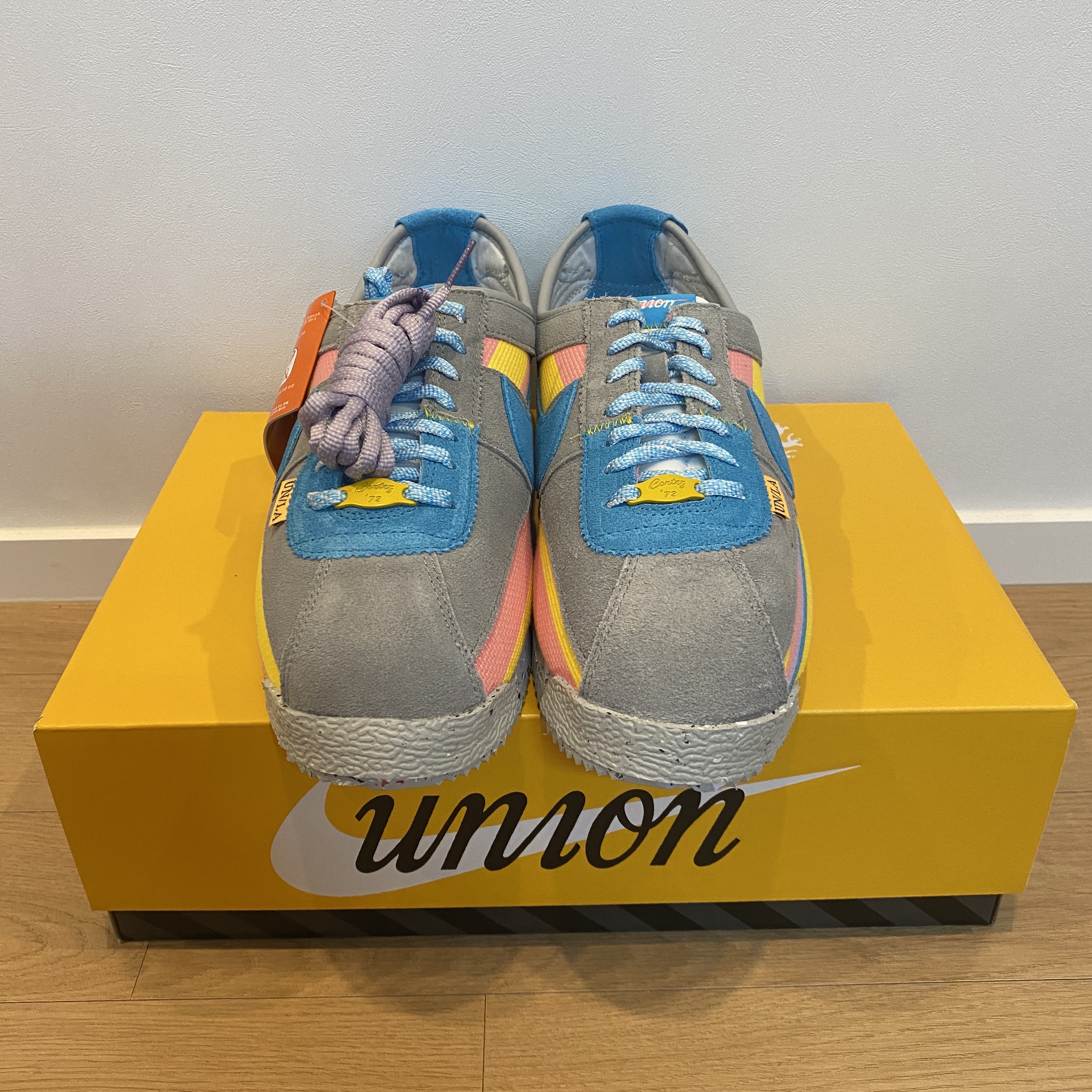 Nike x Union Cortez SP Light Smoke 착용 스타일 - 4