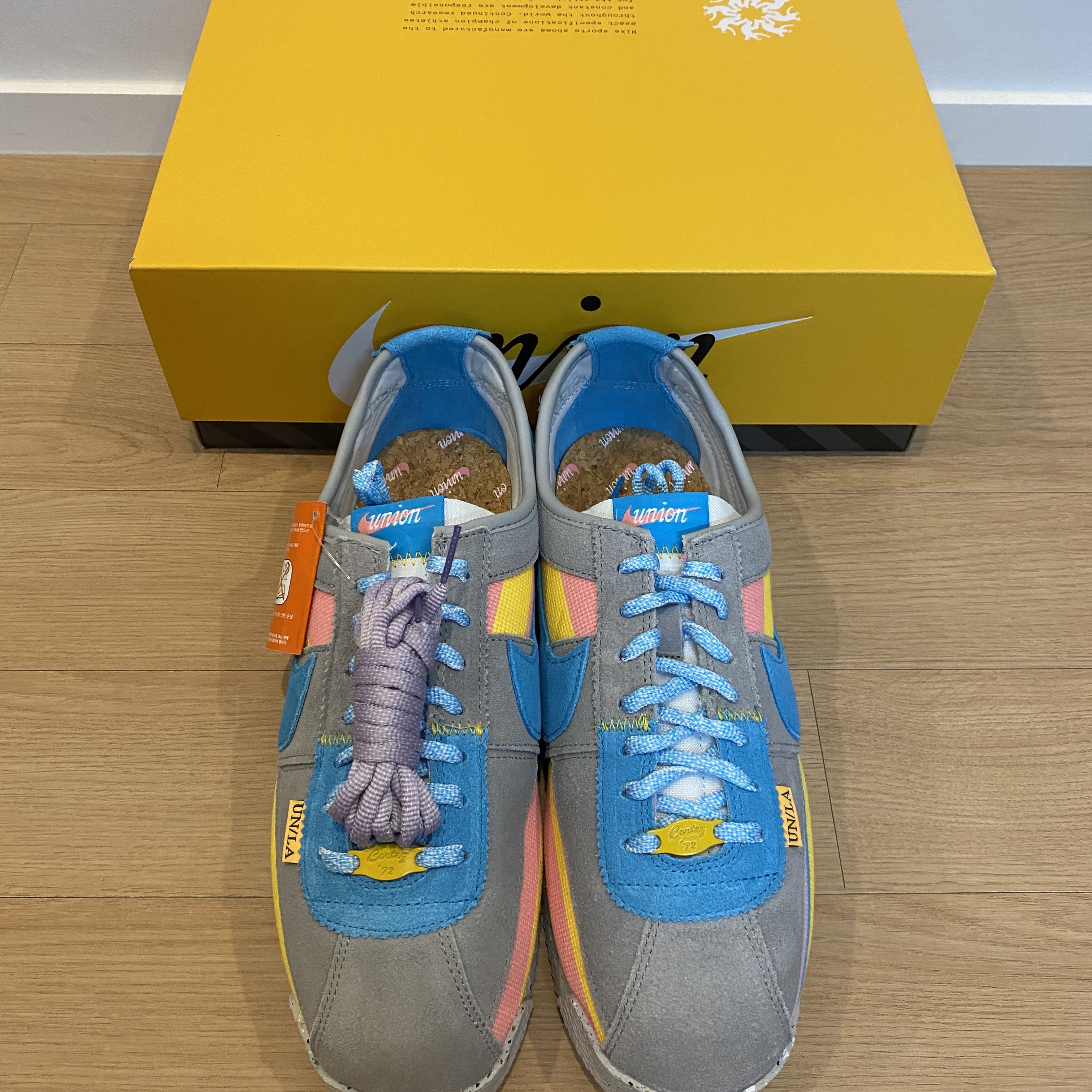 Nike x Union Cortez SP Light Smoke 착용 스타일 - 1