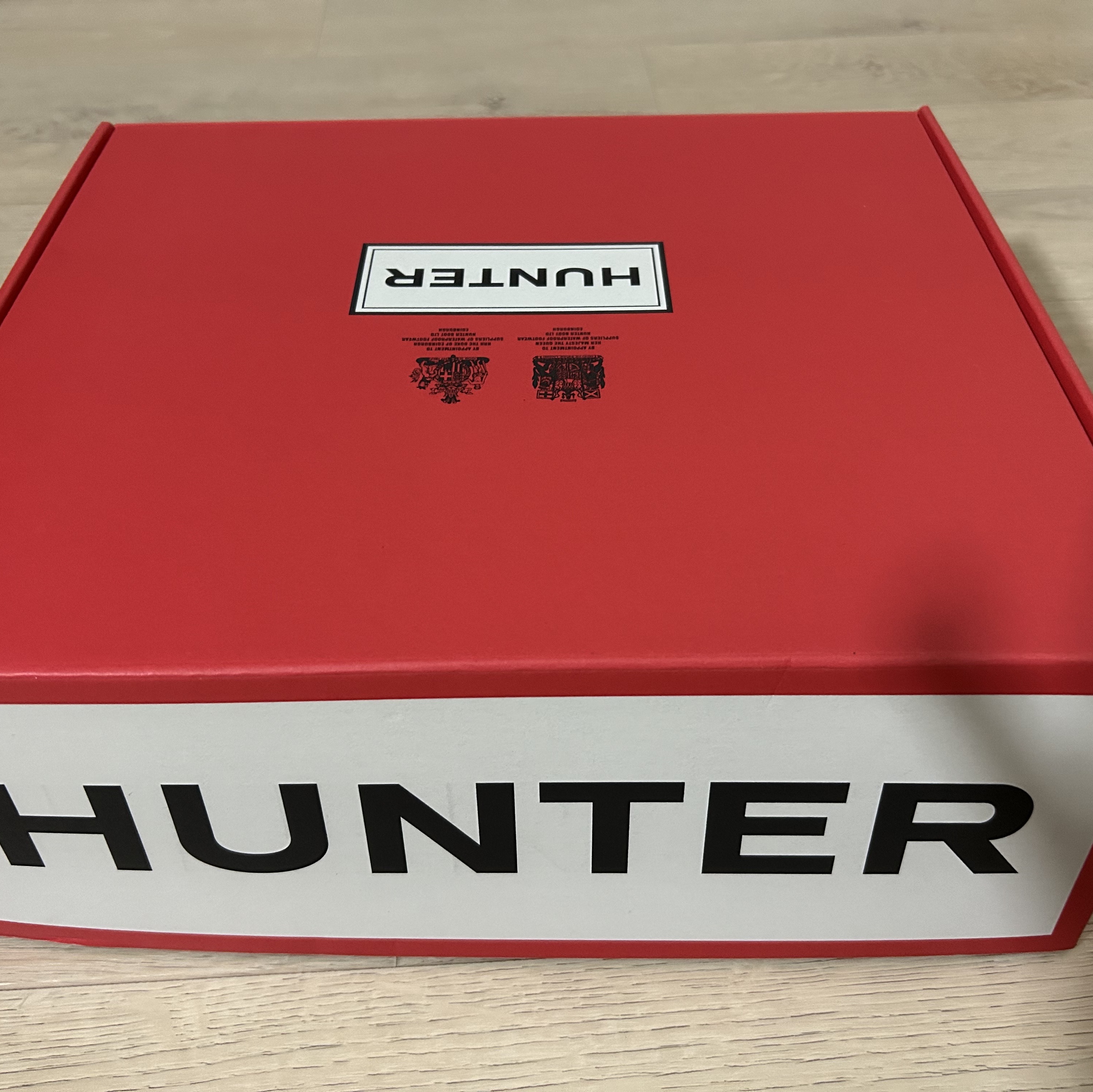 Hunter Play Short Wellington Boots Black 착용 스타일 - 1