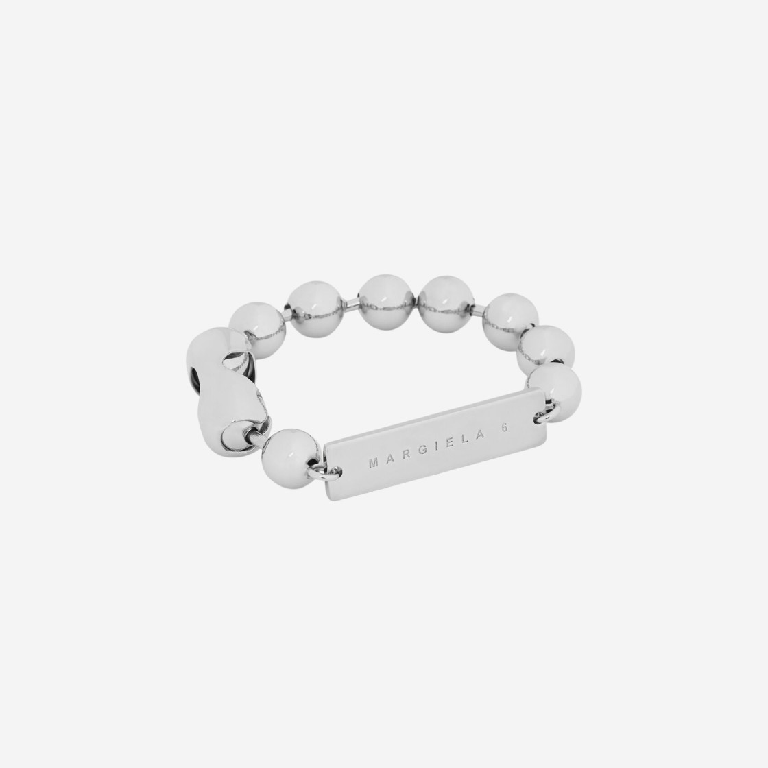 MM6 Maison Margiela Military Ball Bracelet Sliver 상세 이미지 1