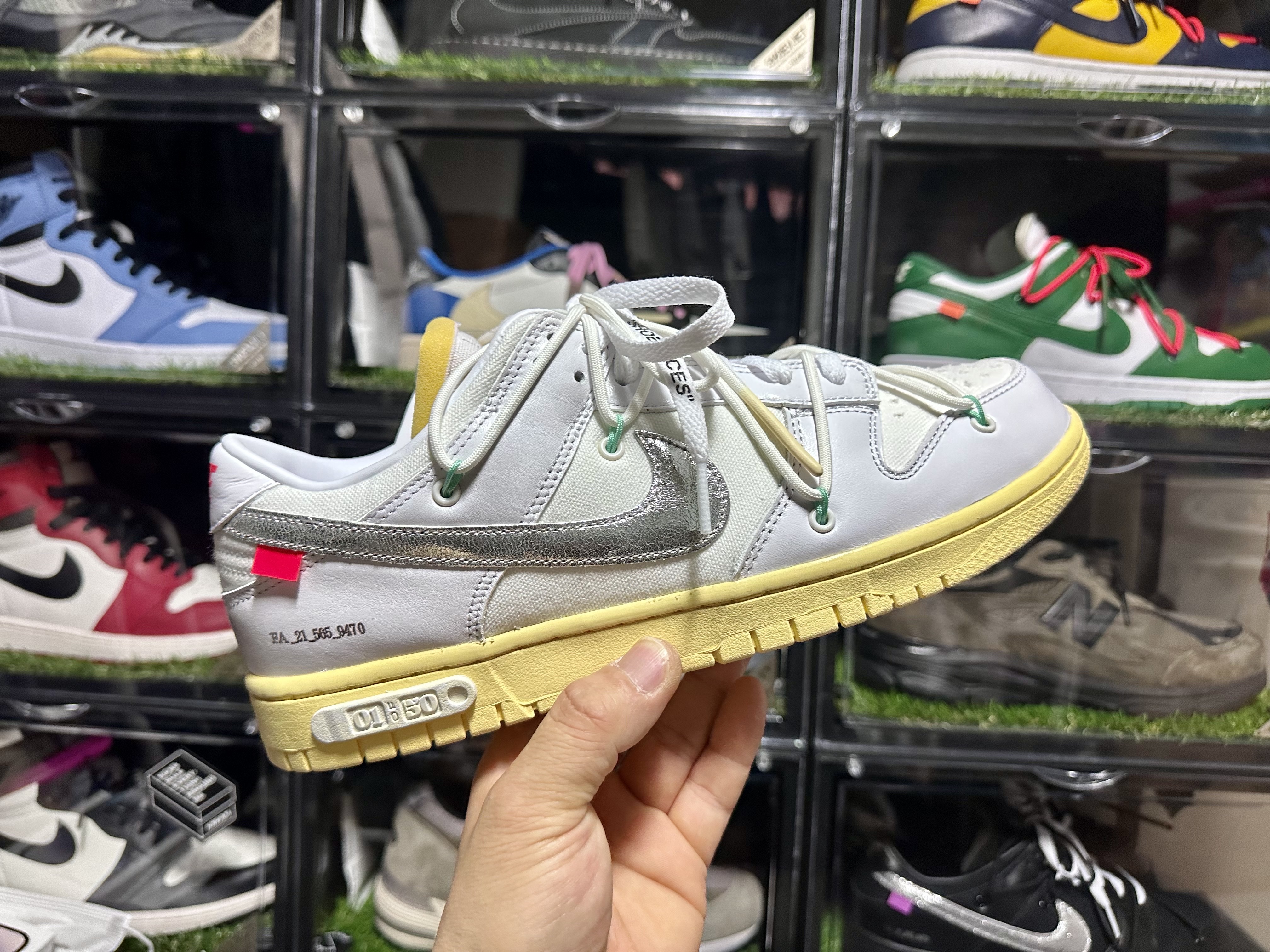 Nike x Off-White Dunk Low The 50 - Lot 1 착용 스타일 - 1