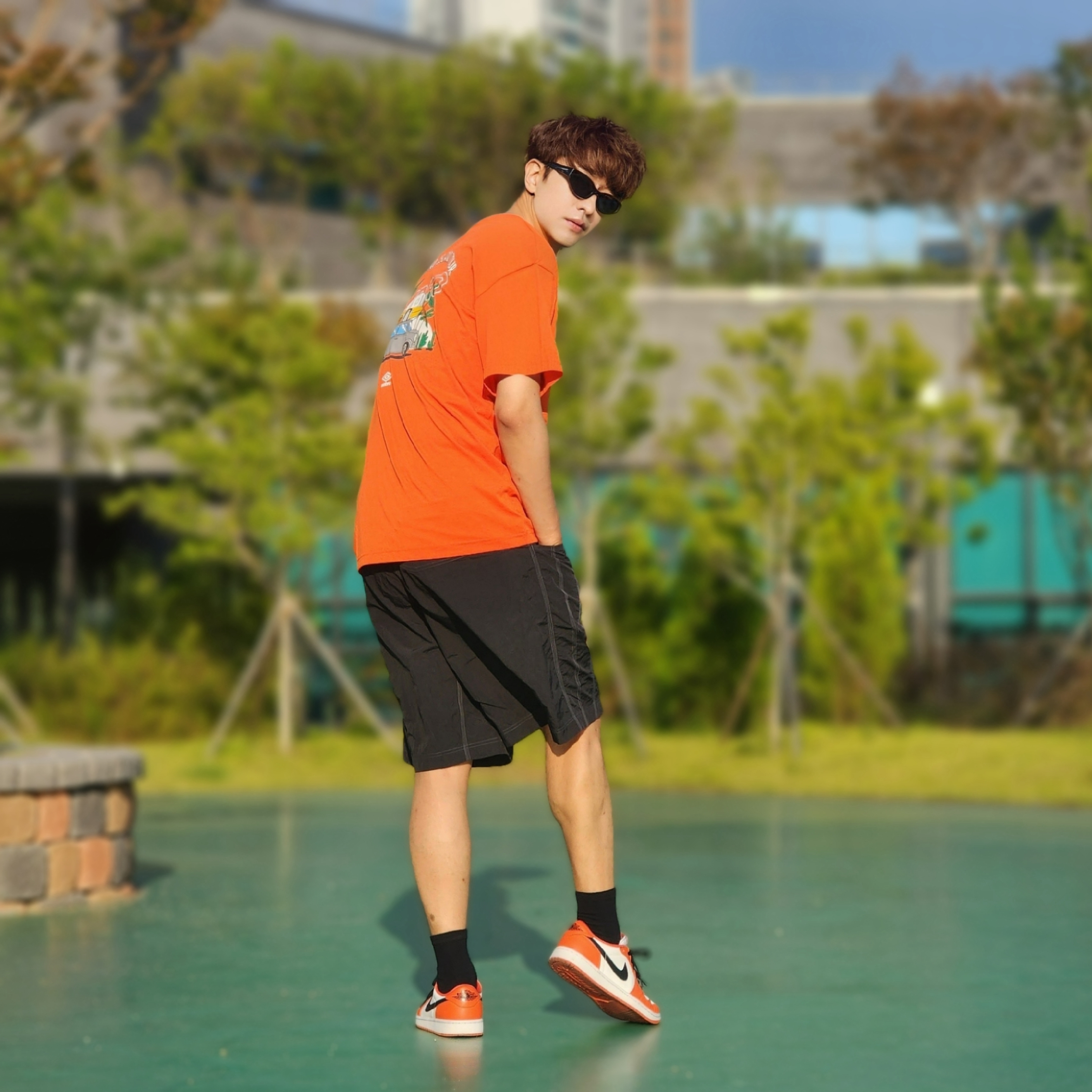 (W) Jordan 1 Low OG Starfish, Jordan 1 Low OG Starfish 착용 스타일 - 4
