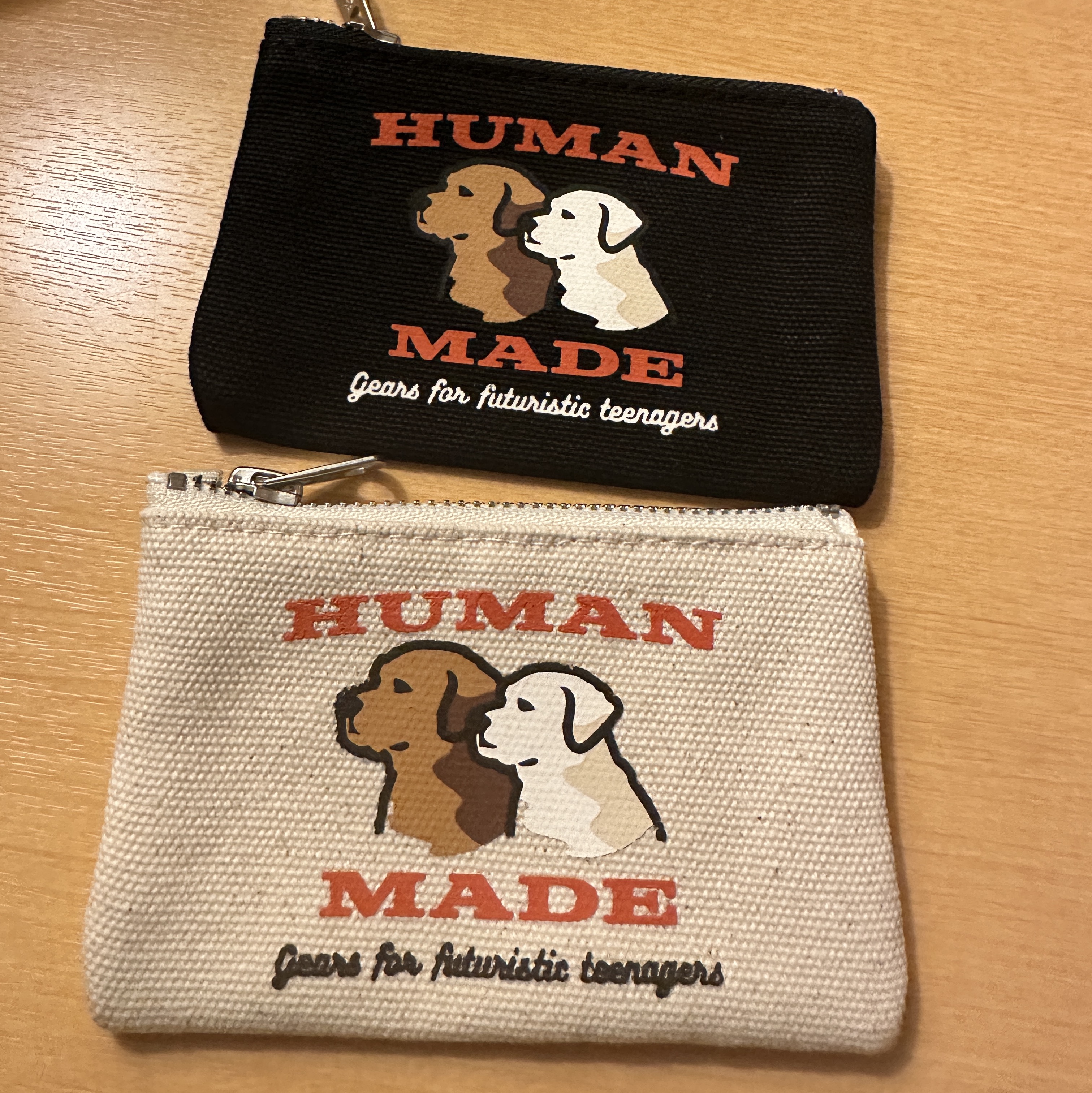 Human Made Card Case White, Human Made Card Case Black 착용 스타일 - 1