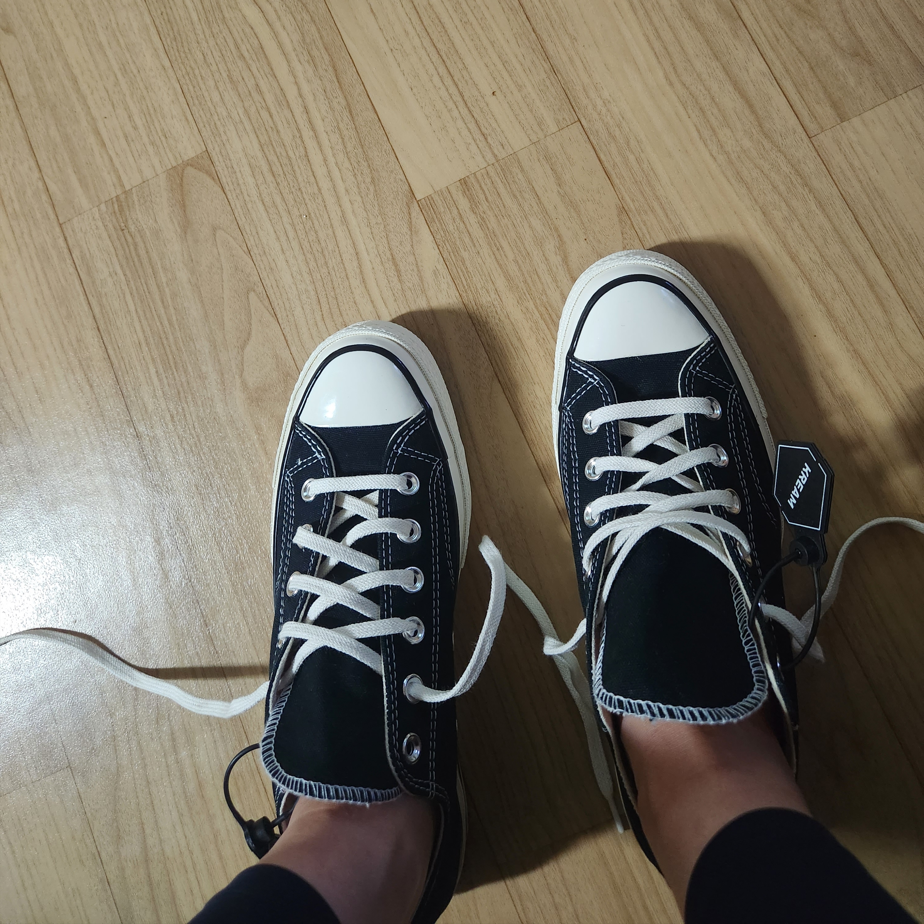 Converse Chuck 70 Ox Black - Standard 착용 스타일