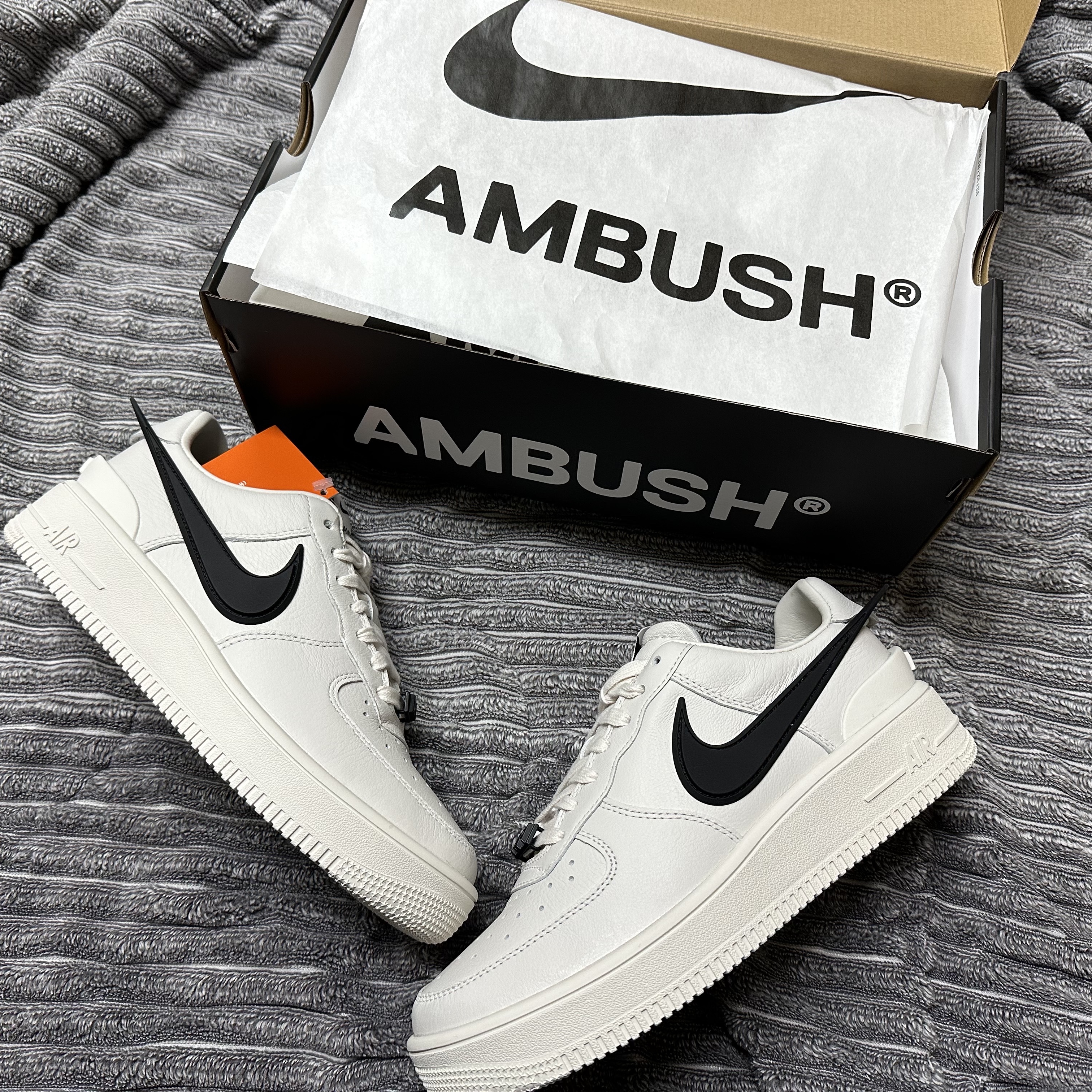 Nike x Ambush Air Force 1 Low SP Black, Nike x Ambush Air Force 1 Low SP Phantom 착용 스타일 - 2