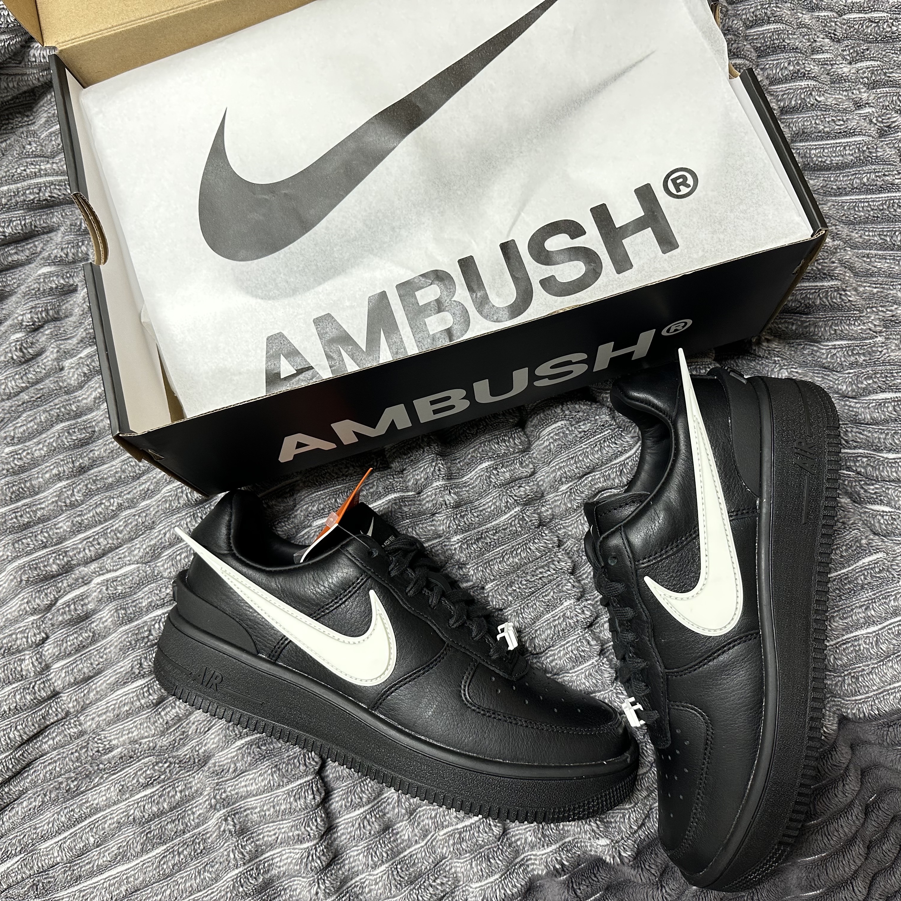 Nike x Ambush Air Force 1 Low SP Black, Nike x Ambush Air Force 1 Low SP Phantom 착용 스타일 - 3