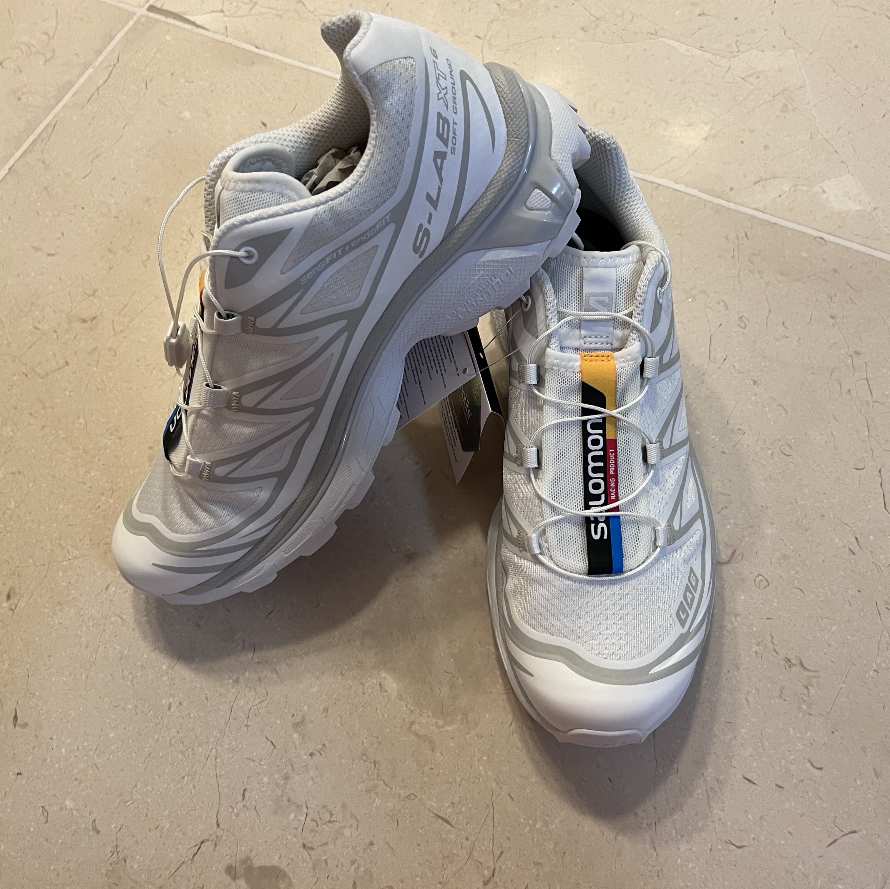 Salomon XT-6 ADV White 착용 스타일