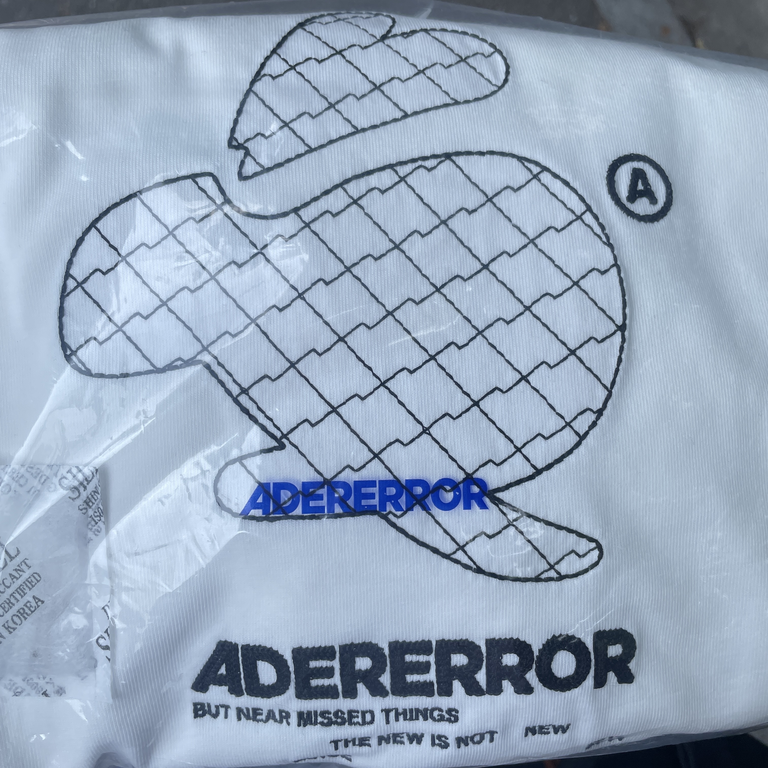 Ader Error Twinny Logo T-Shirt White 착용 스타일