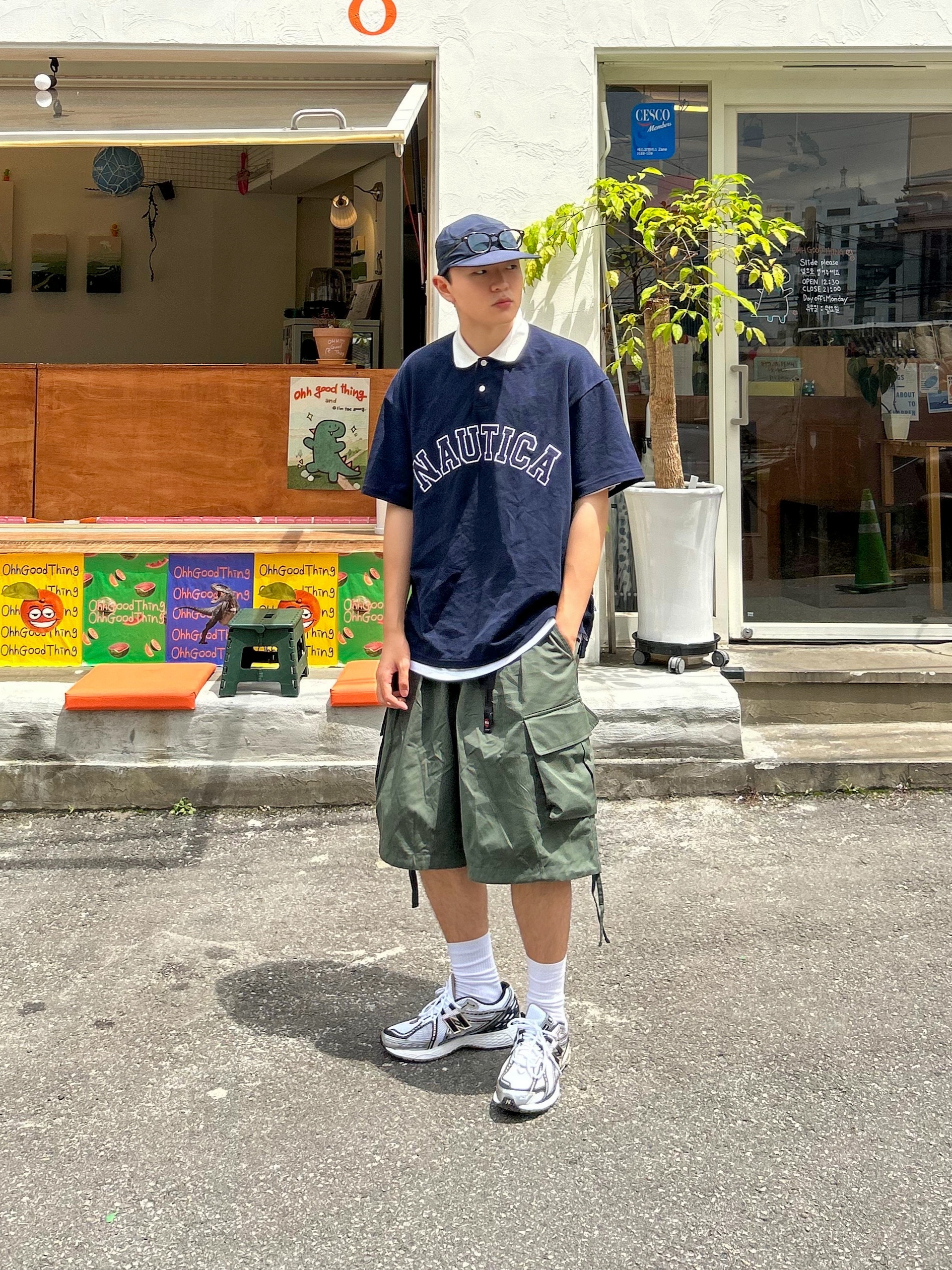 New Balance 1906R White Gold 착용 스타일 - 3