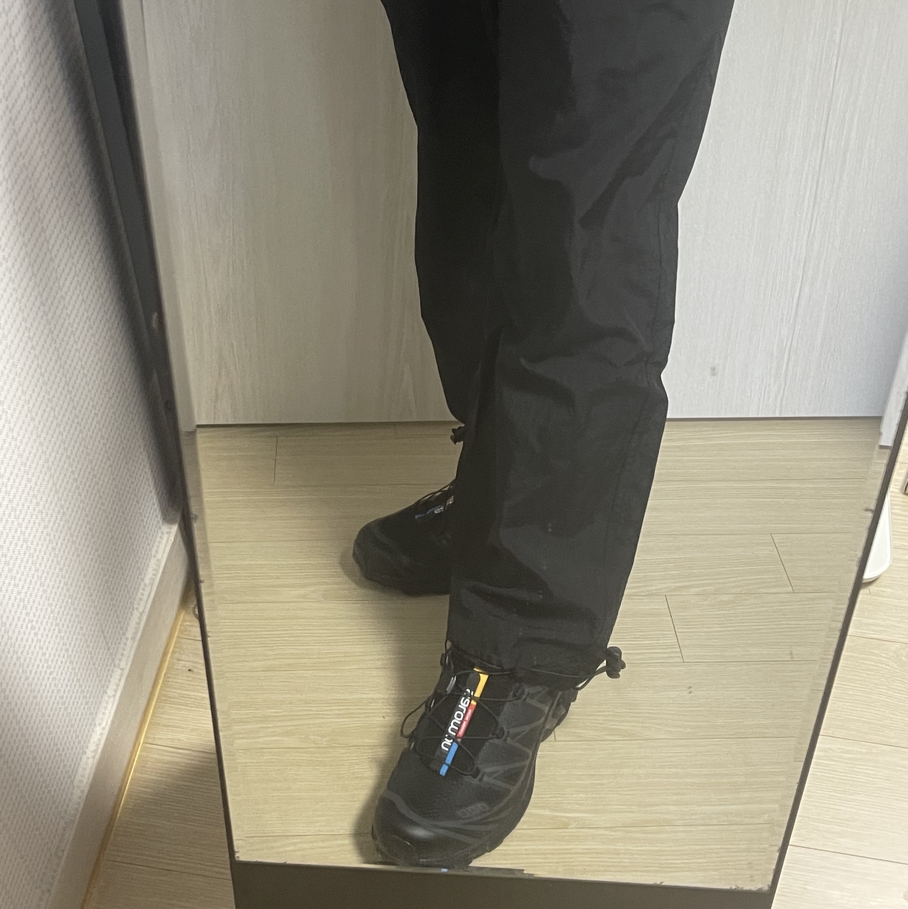 Salomon XT-6 ADV Black 착용 스타일