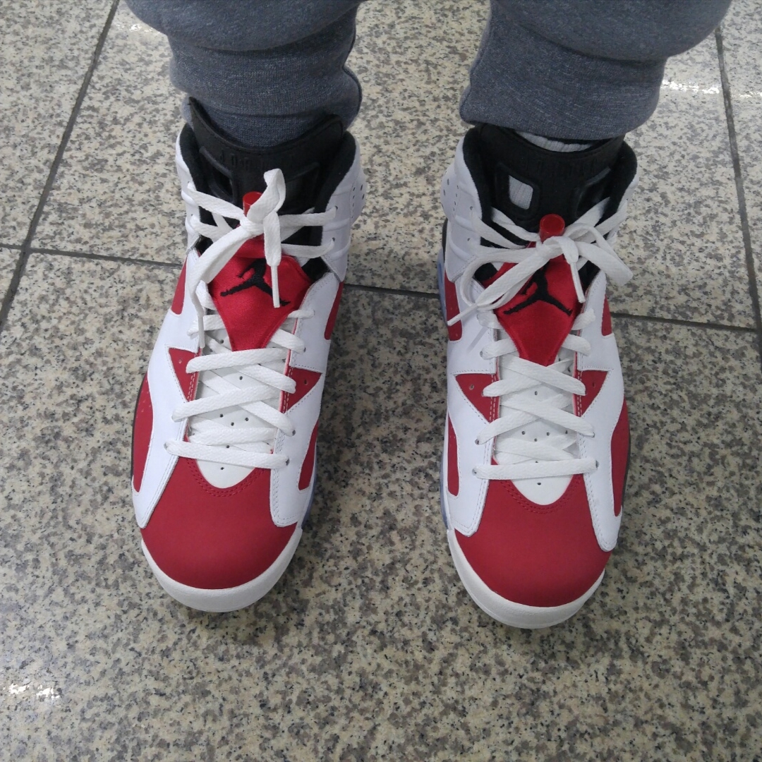 Jordan 6 Retro Carmine 2014 착용 스타일 - 1